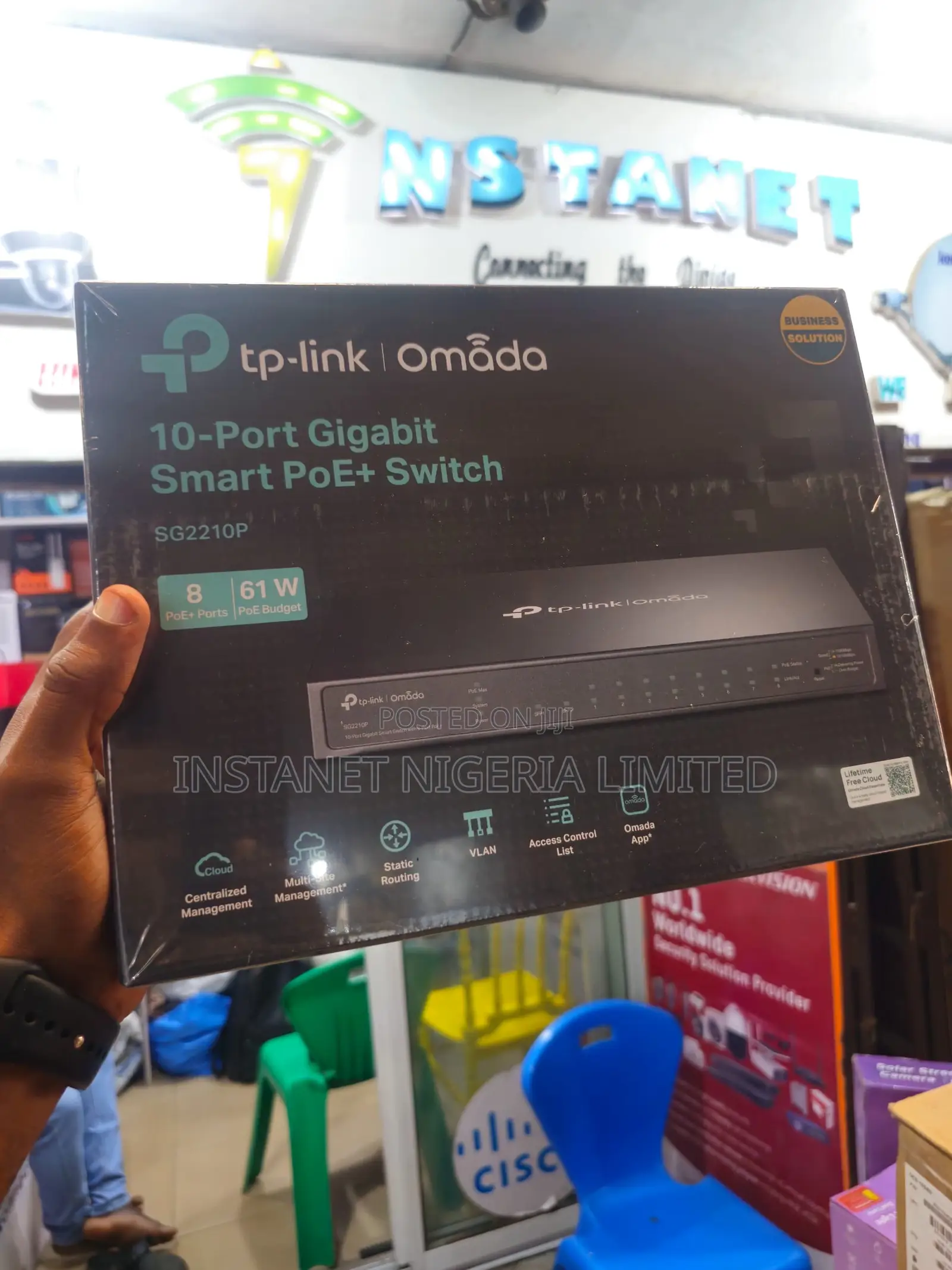 Tp-Link Tl-Sg2210p 10-Port Gigabit Smart Poe+ Managed Switch