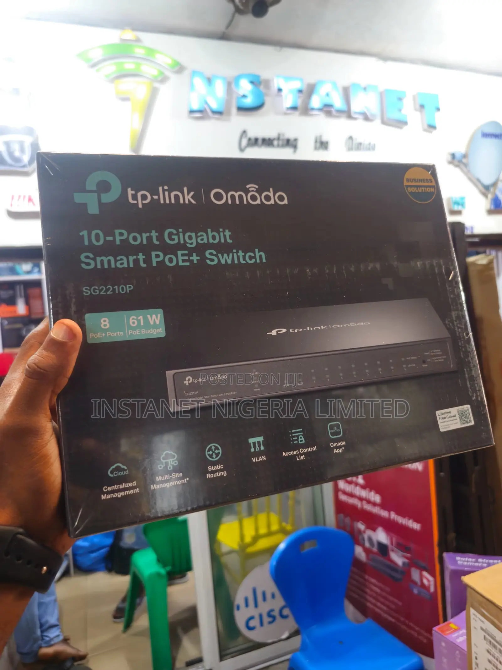 Tp-Link Tl-Sg2210p 10-Port Gigabit Smart Poe+ Managed Switch