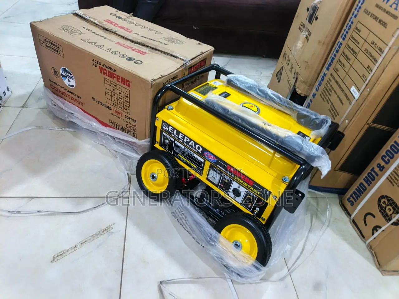 Elepaq 4.5kva Automatic Generator Model Sv6800e2 100% Copper Coil