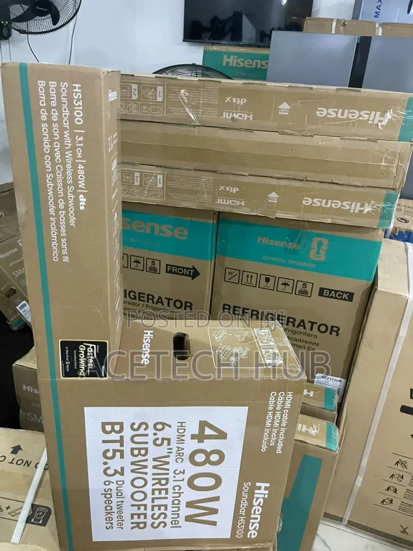 Home Entertainment Just Got Better With Hisense 480watts Soundbar
