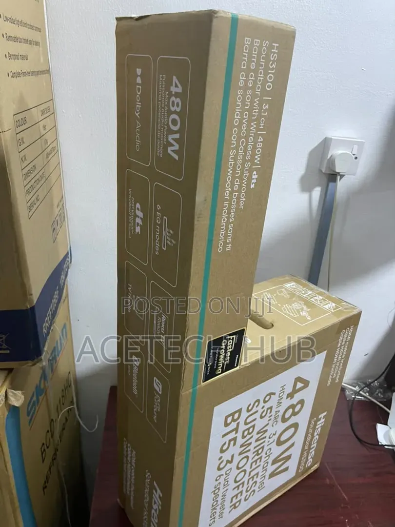 Elevate Your Tv Audio Today With Hisense 480watts Soundbar
