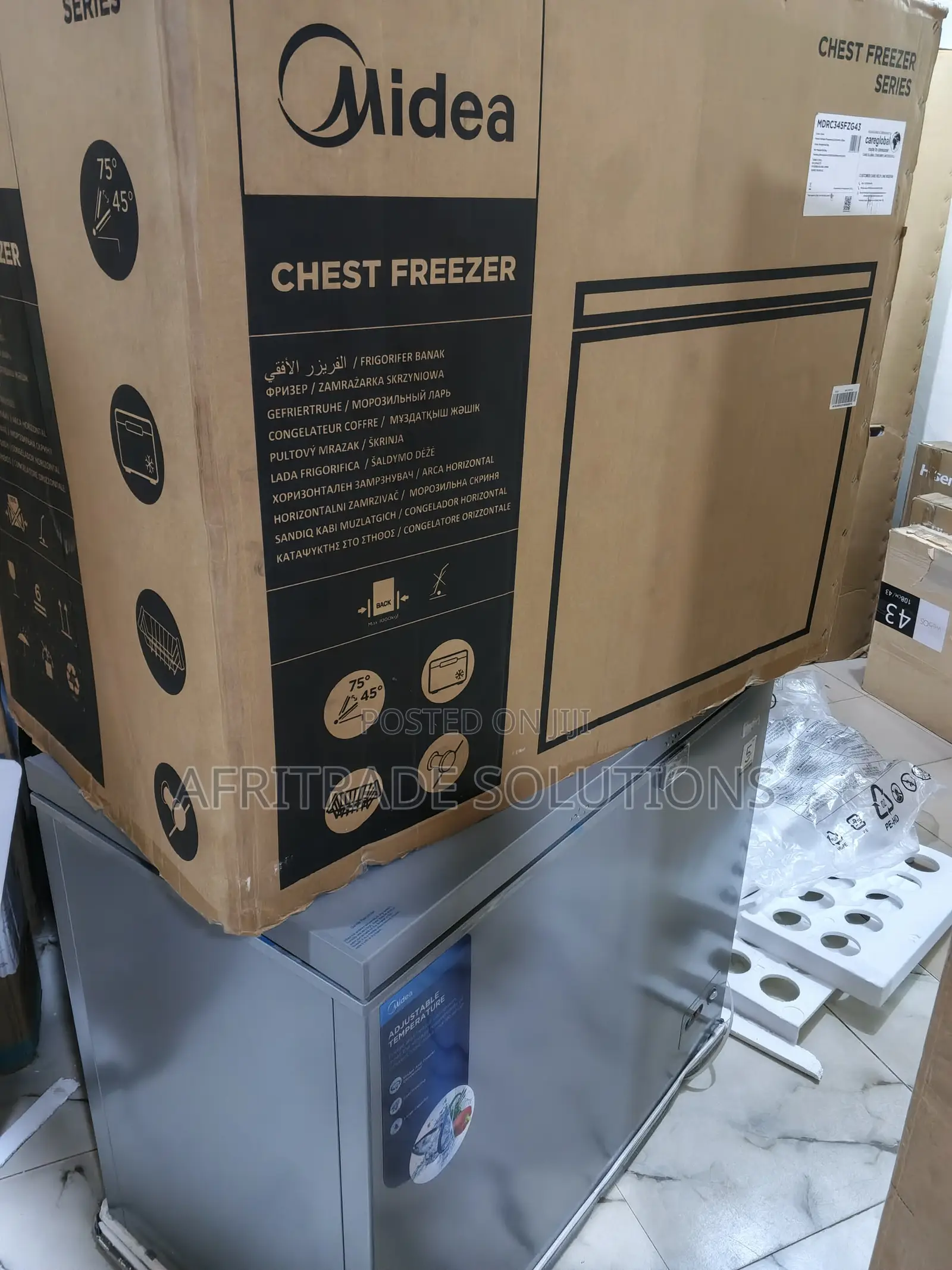 Midea Mdrc34sfzg43 Chest Freezer – Fast Freeze Technology