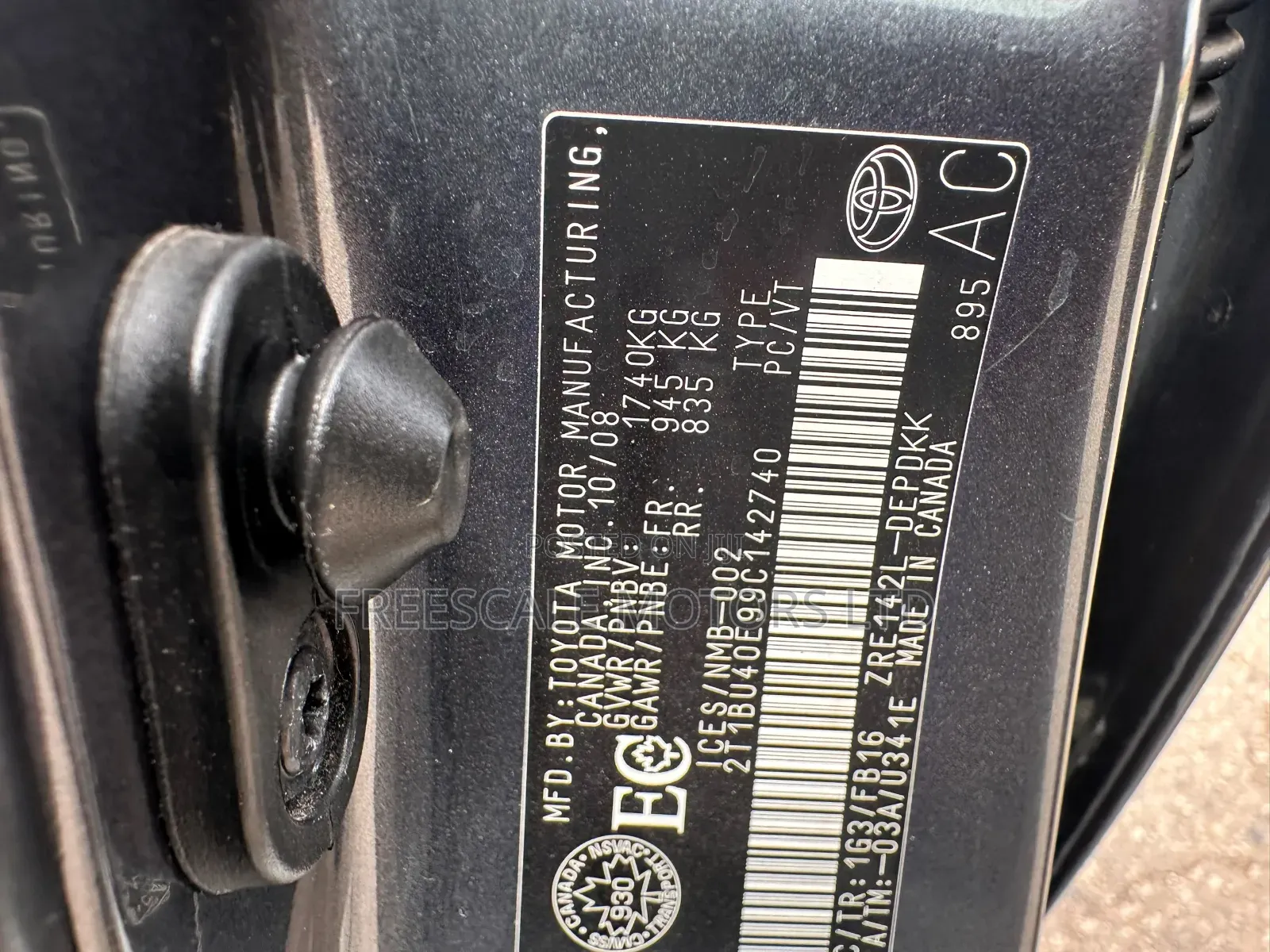Toyota Corolla 2009 Gray