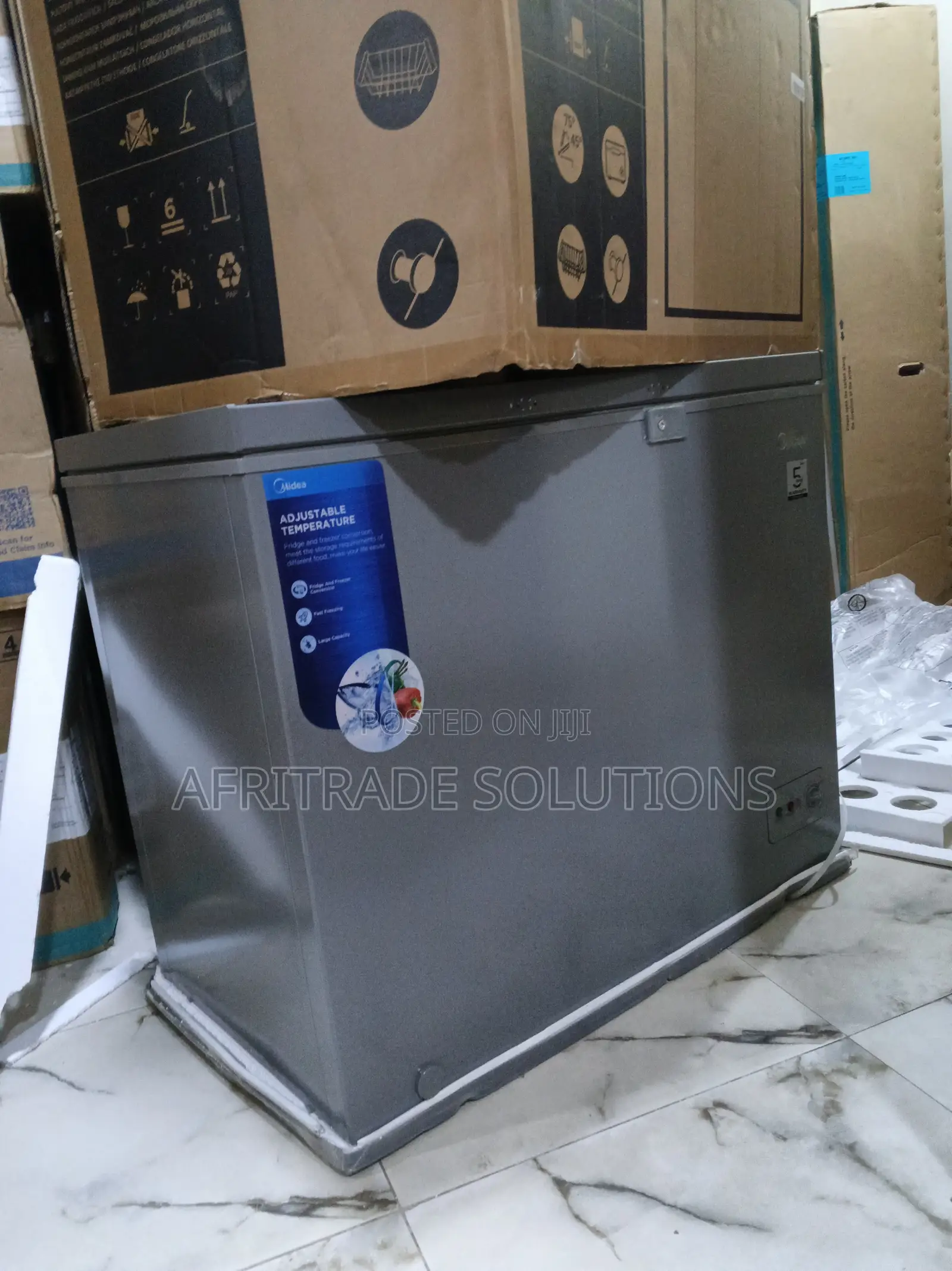 Midea 250l Lockable Chest Freezer Mdrc34sfzg43