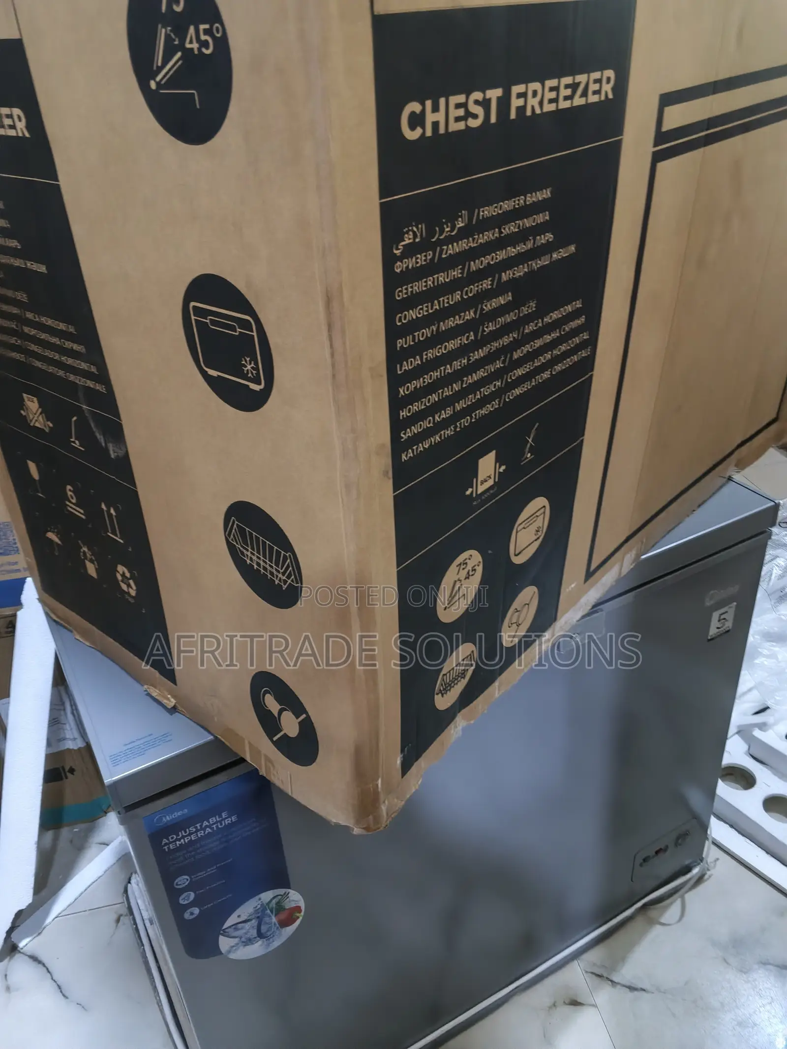 Midea 250 Litres Horizontal Chest Freezer Mdrc34sfzg43