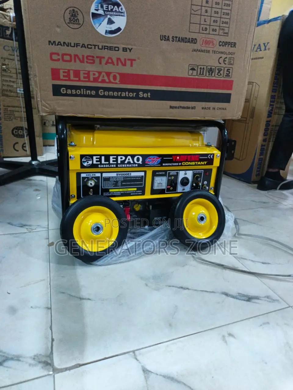 Elepaq 4.5kva Automatic Generator Model Sv6800e2 for Backup Power
