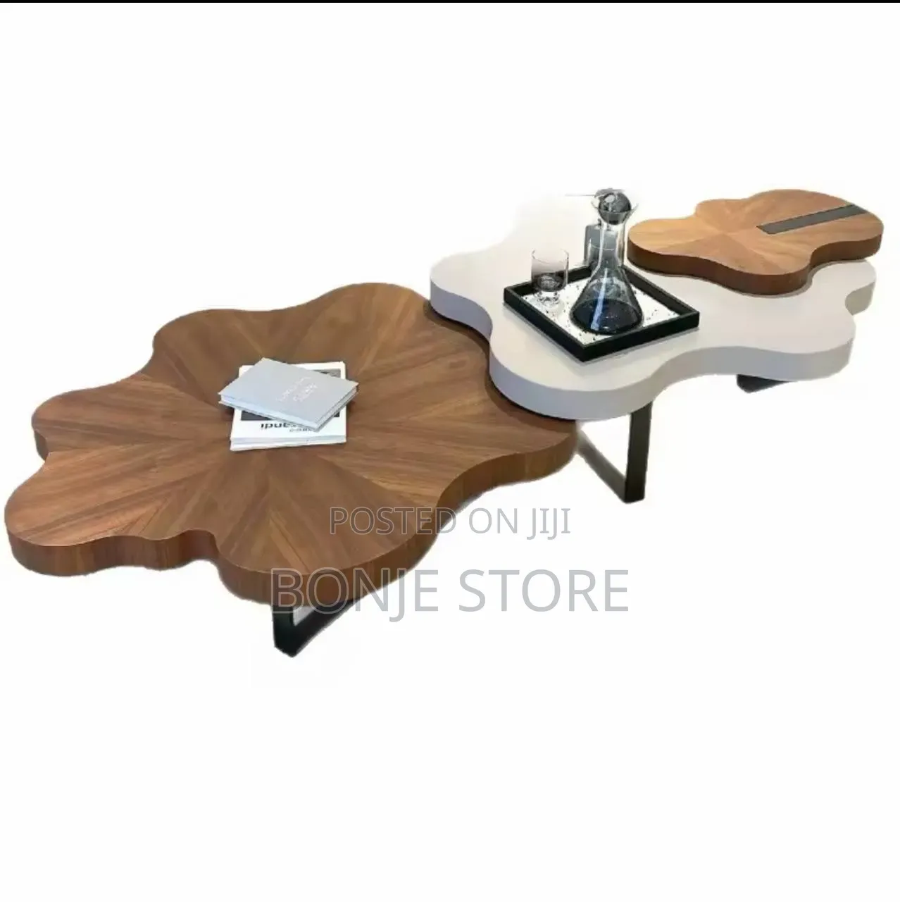 2in1 Italian Minimalist Cream Wind Cloud Coffee Table Living Room
