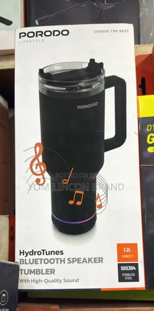 Porodo Hydrotunes Bluetooth Speaker Tumbler*