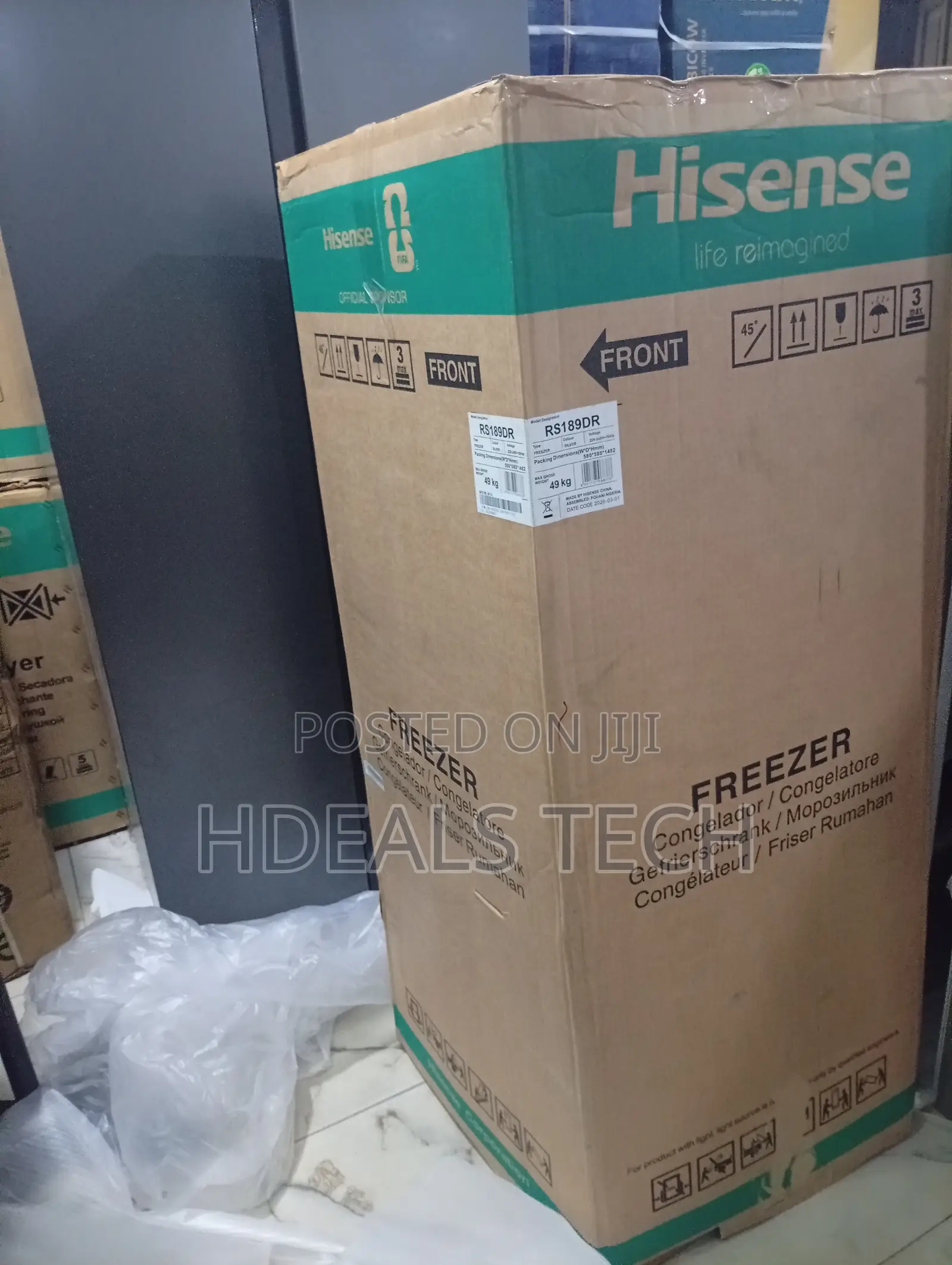 Brand New Hisense Upright Freezer Built for Efficient Food Storage