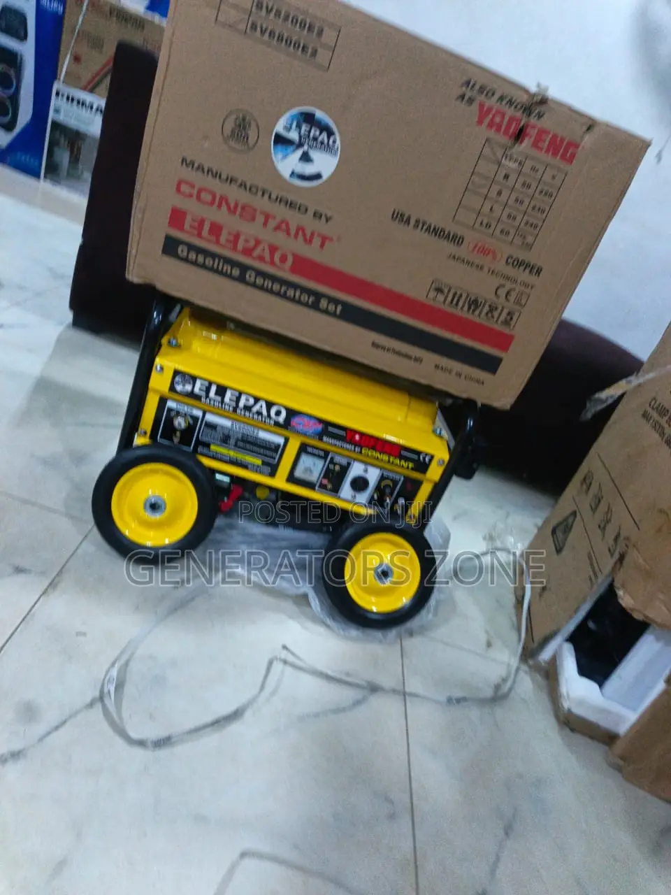 Elepaq 4.5kva Automatic Generator Model Sv6800e2 Commercial Generator