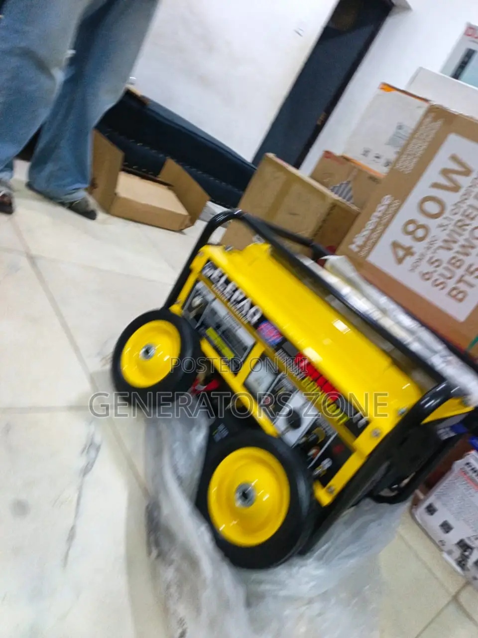 Elepaq 4.5kva Automatic Generator Model Sv6800e2 Rugged Generator