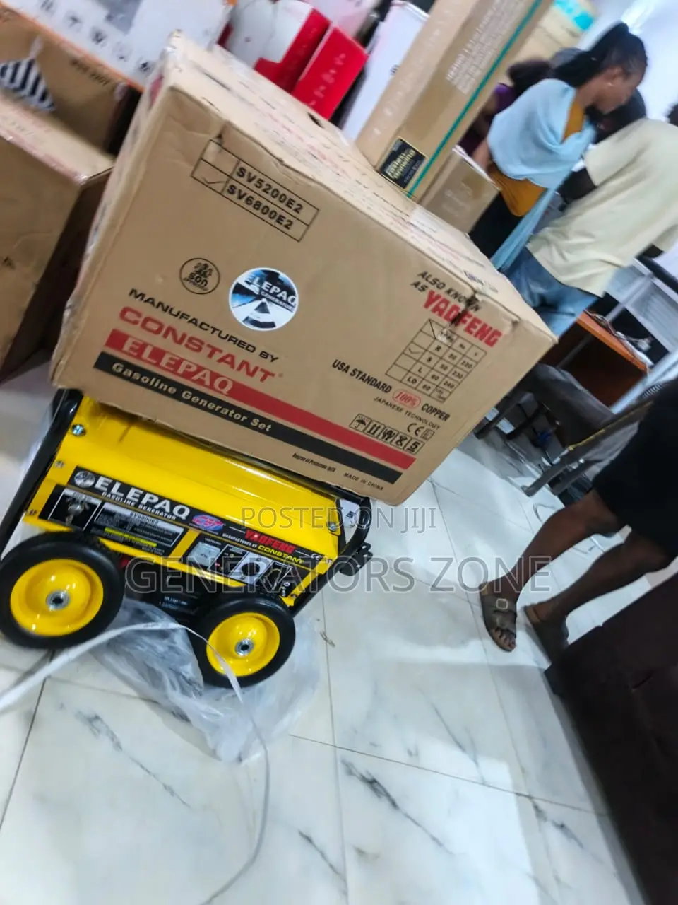 Elepaq 4.5kva Automatic Generator Model Sv6800e2 Convenient Electric S