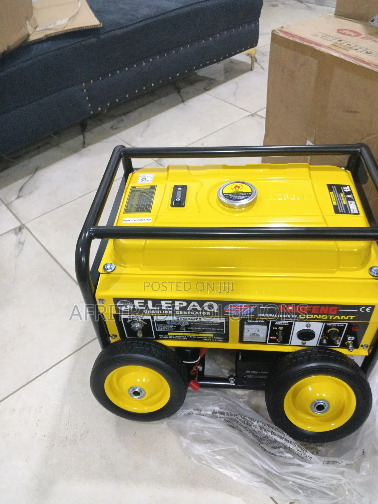 Elepaq 4.5kva Constant Copper Generator Sv6800e2