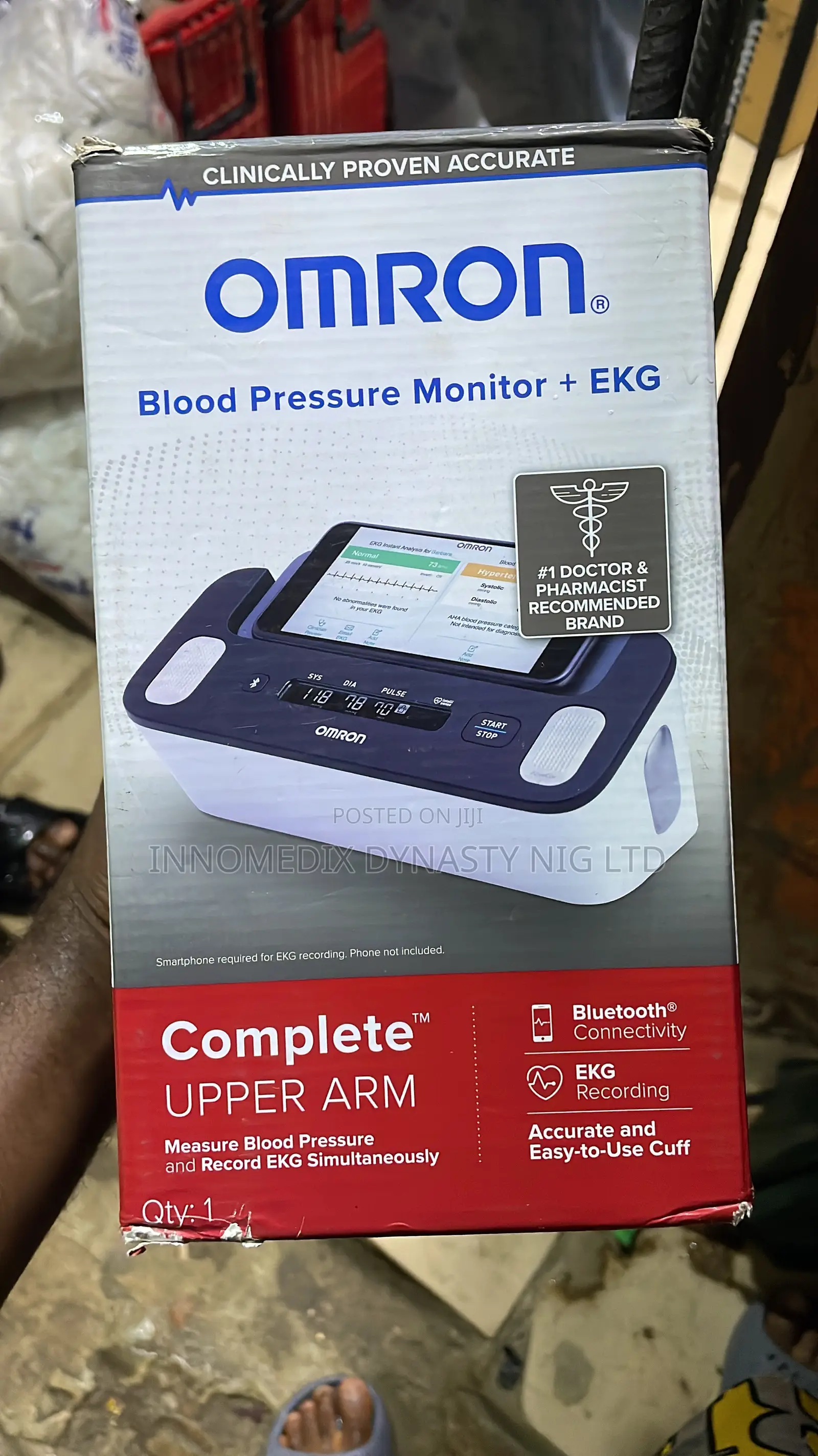 Omron. Blood Pressure Monitor + Ekg