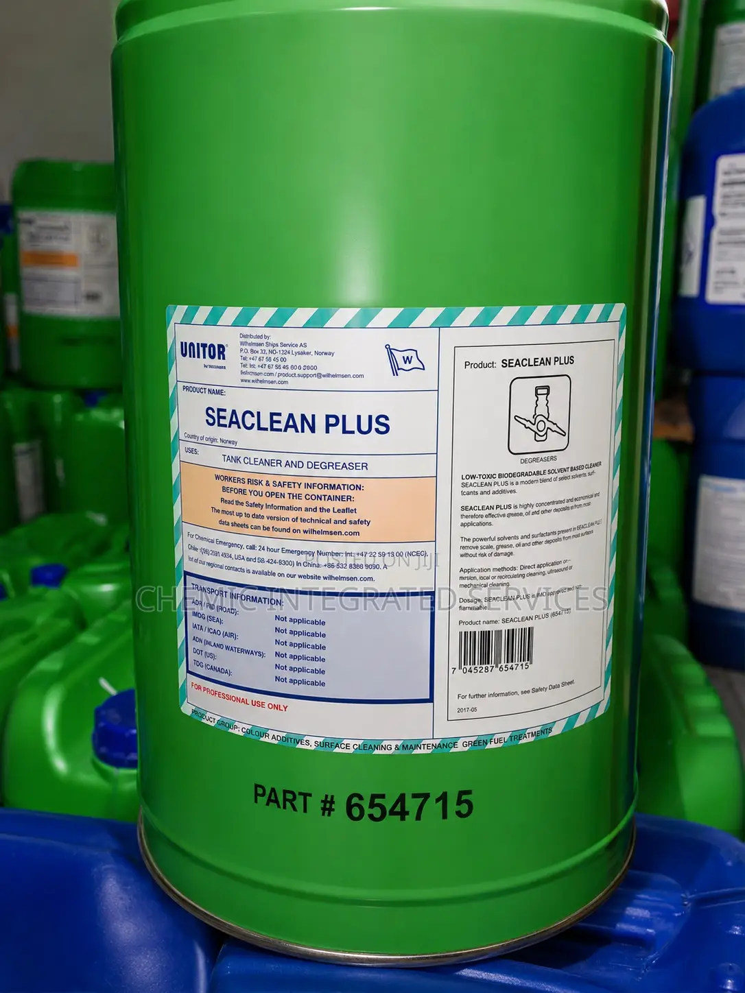 Unitor Seaclean Plus 25l – Heavy-duty Marine Tank Cleaner Degreaser