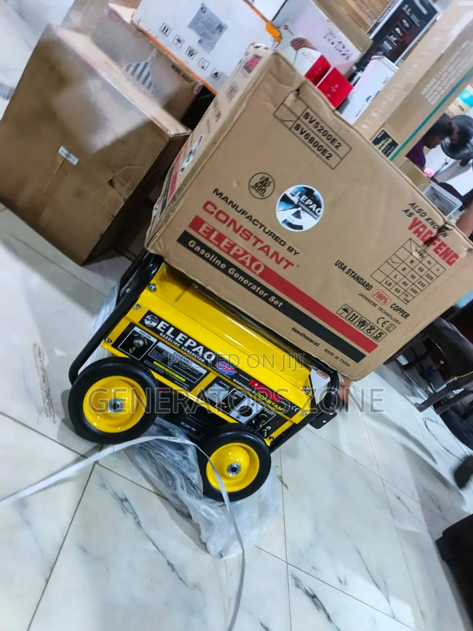 Elepaq 4.5kva Automatic Generator Model Sv6800e2 Low Maintenance
