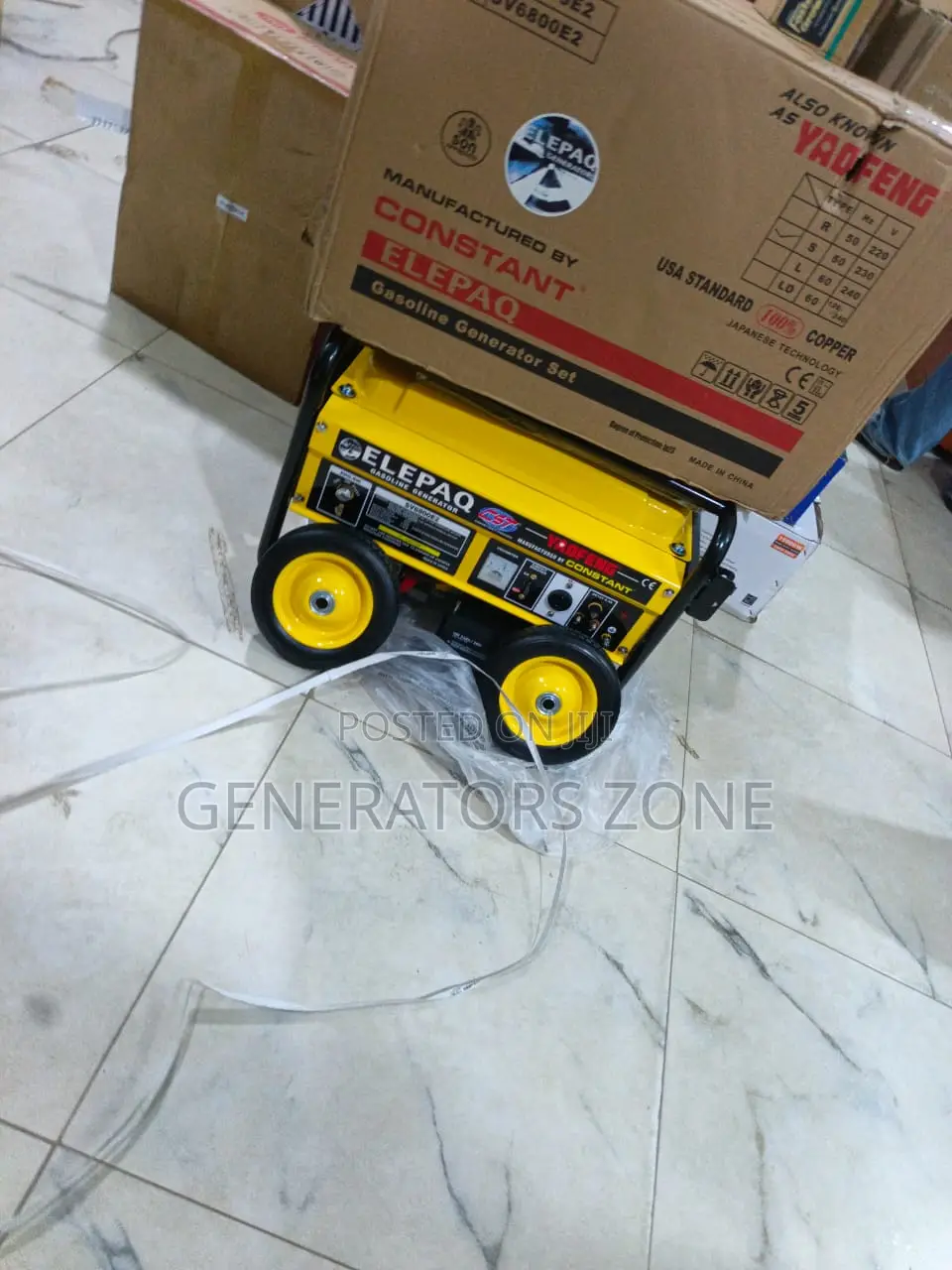 Elepaq 4.5kva Automatic Generator Model Sv6800e2 Efficient Fuel Consum
