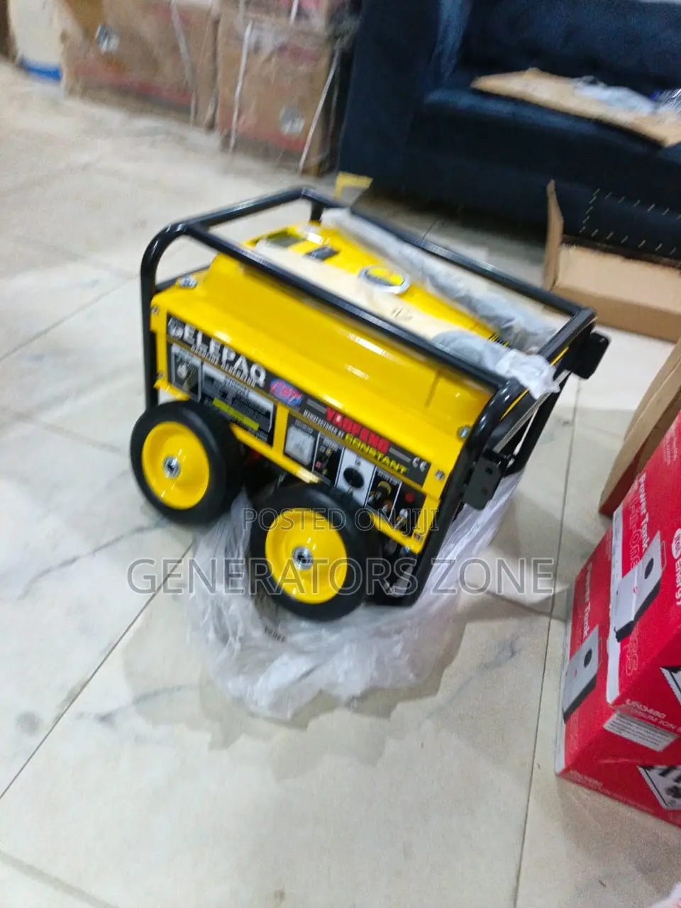 Elepaq 4.5kva Automatic Generator Model Sv6800e2 With Large Fuel Tank