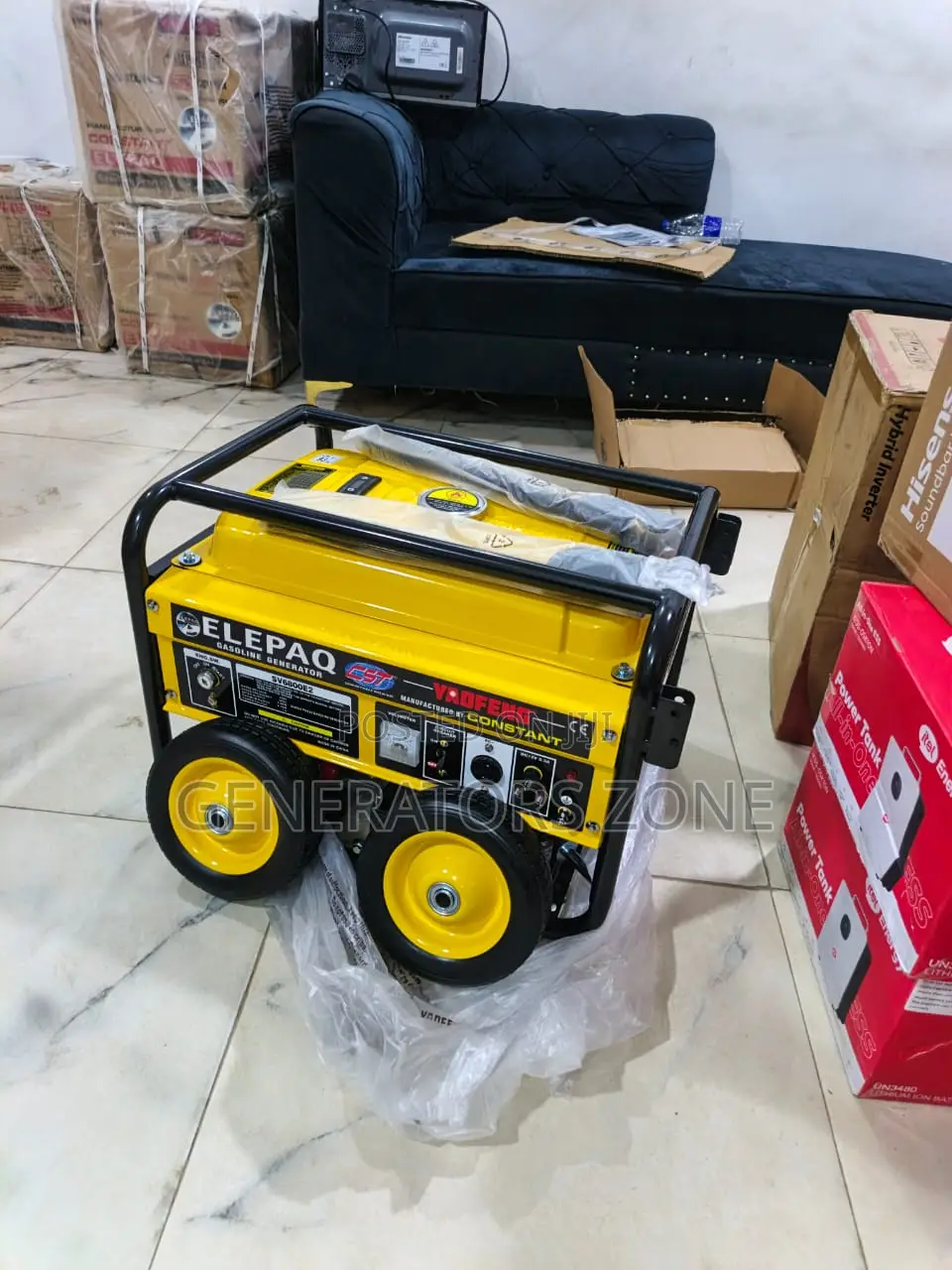Elepaq 4.5kva Automatic Generator Model Sv6800e2 Petrol Power Solution