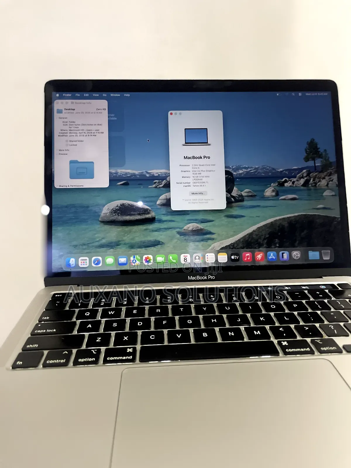 Laptop Apple MacBook Pro 2020 16GB Intel Core i5 SSD 512GB