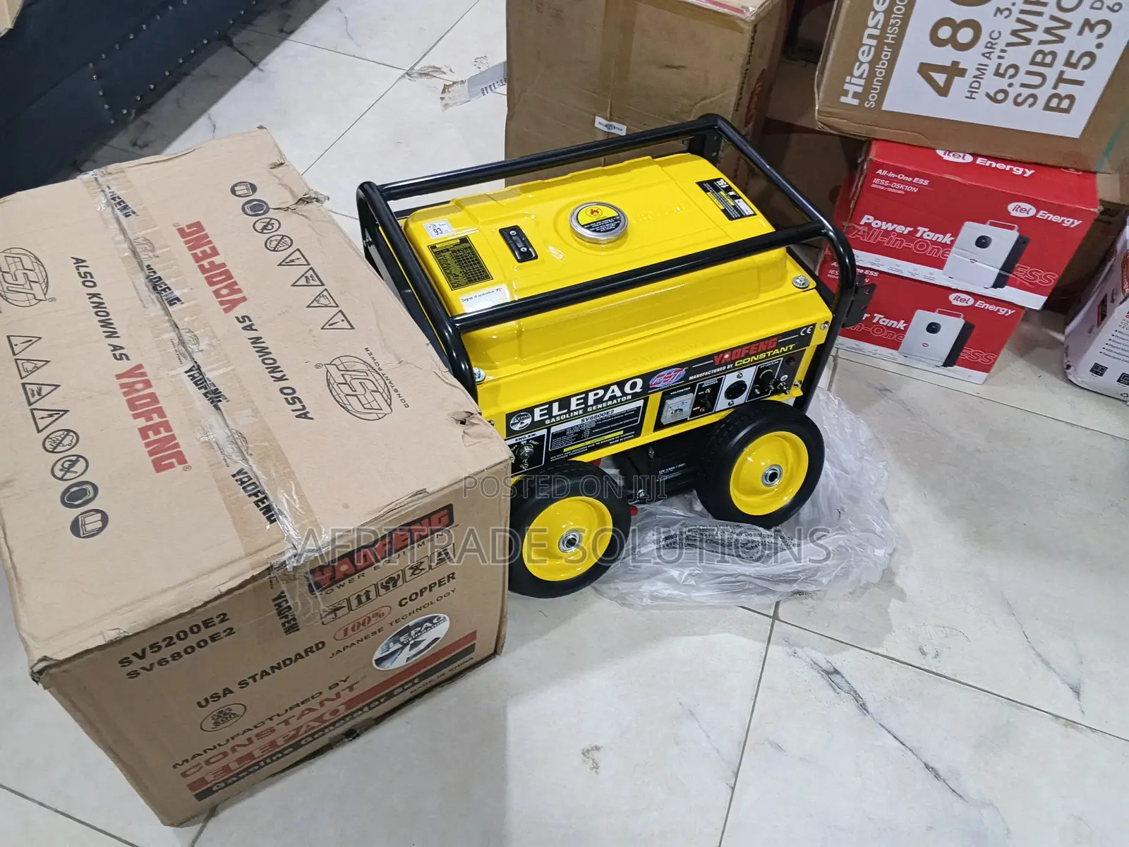 Elepaq 4.5kva Generator Sv6800e2 | Long Runtime