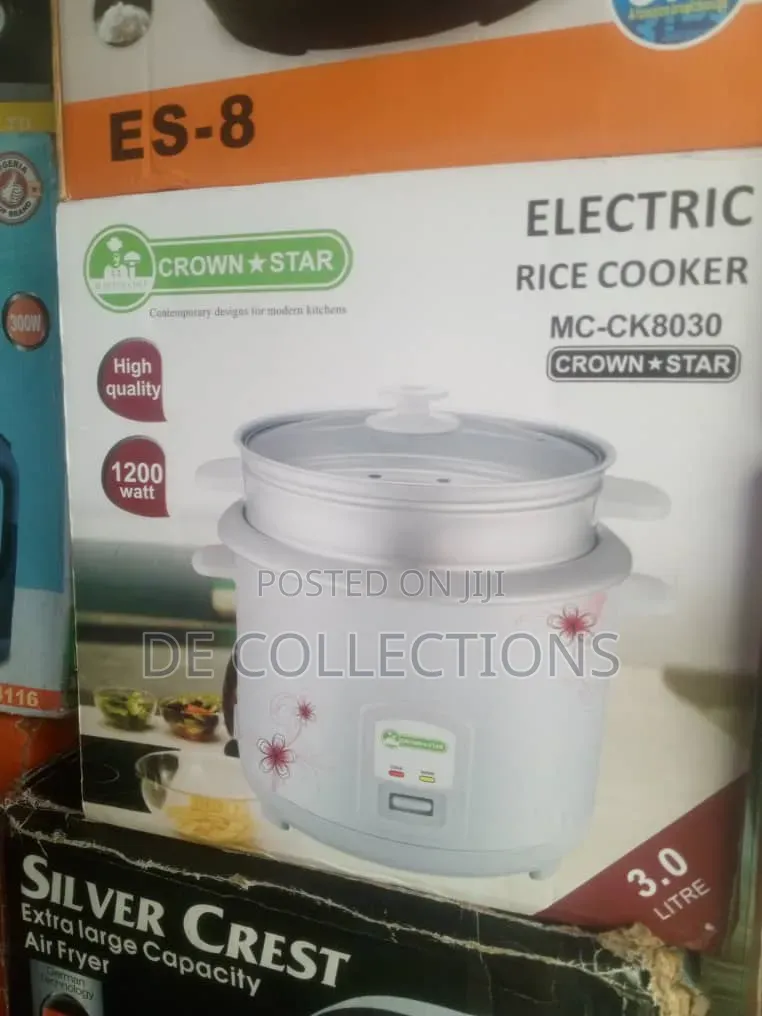 ￼ Electric Rice Cooker – 3.0 Litres