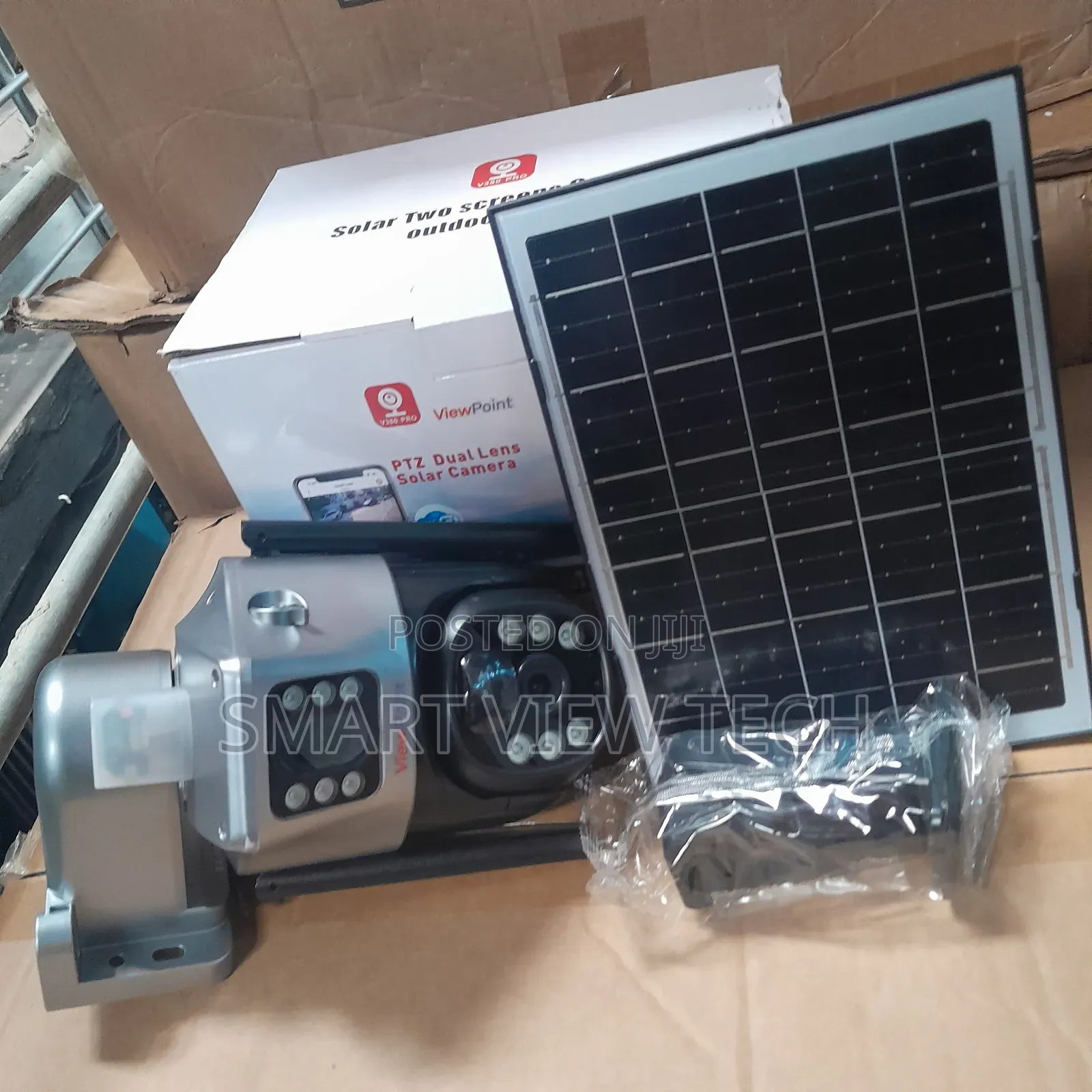 Solar-Powered Auto_tracking 4g Rotational Dual Lens