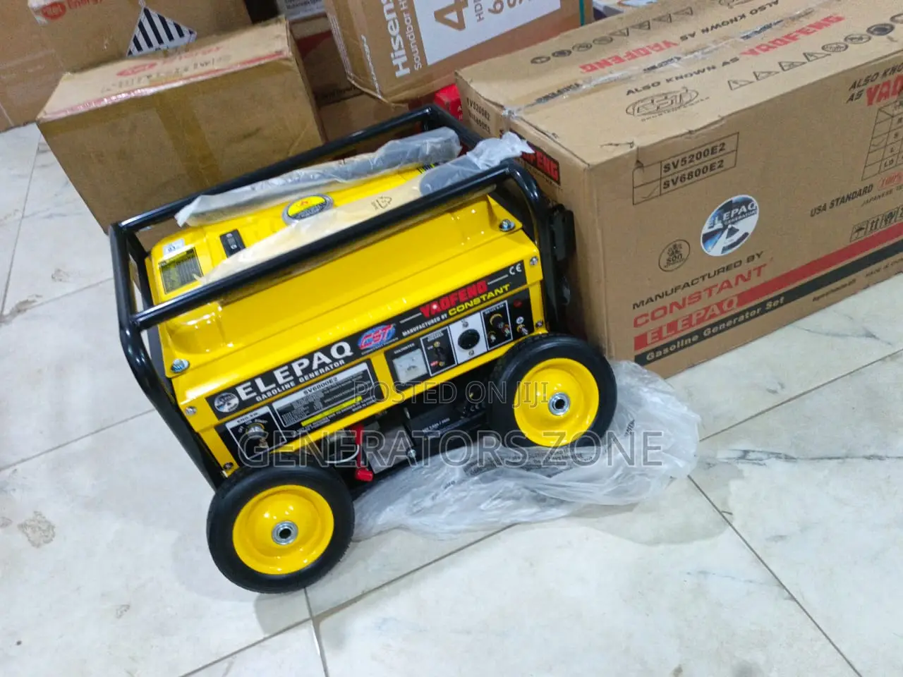 Elepaq 4.5kva Automatic Generator Model Sv6800e2 – Power When You Need
