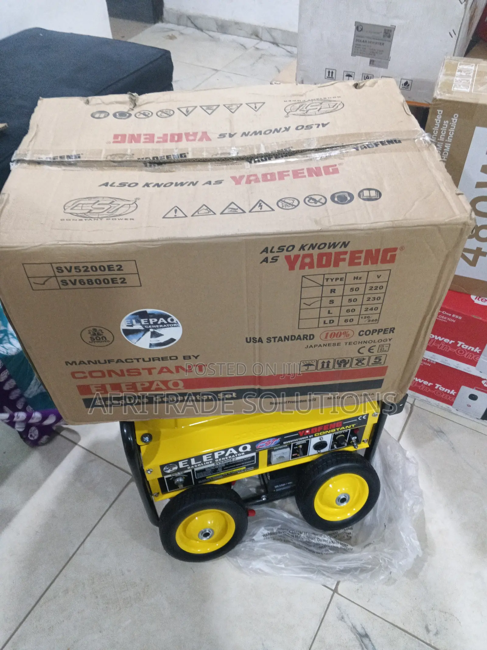 Elepaq 4.5kva Generator Sv6800e2 | Built for Everyday Use