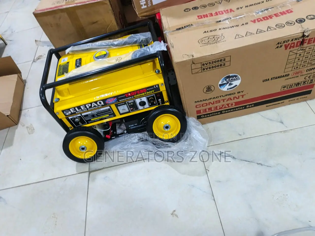 Elepaq 4.5kva Automatic Generator Model Sv6800e2 for Daily Power Needs