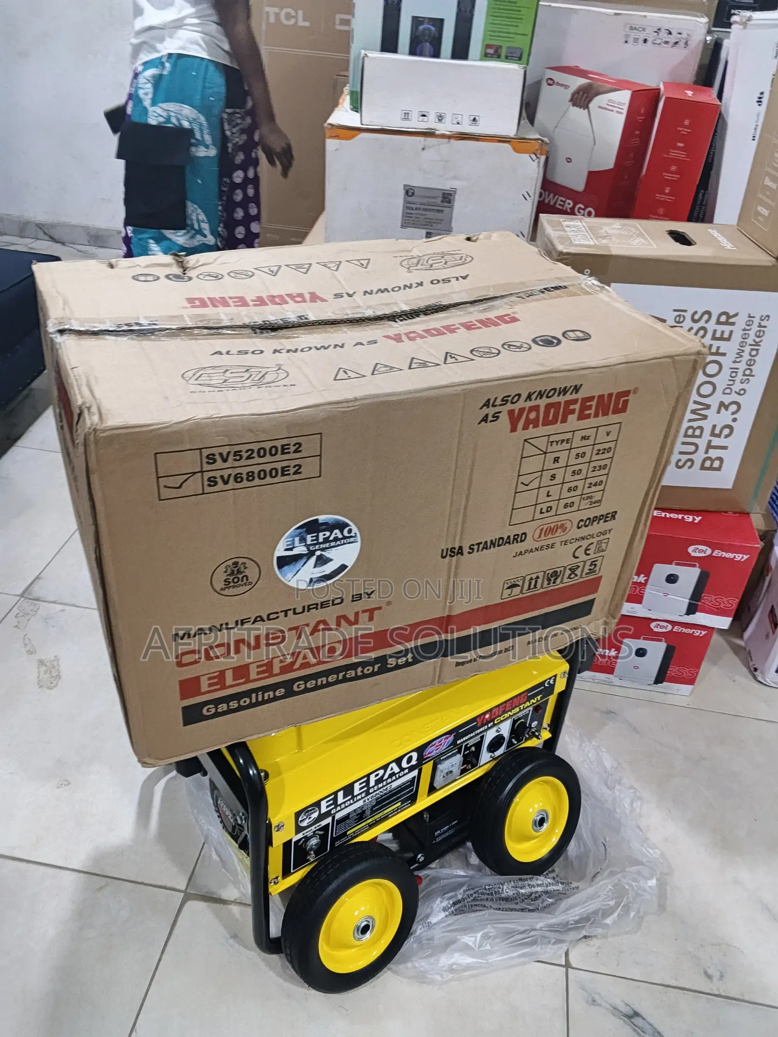 Elepaq 4.5kva Automatic Generator Sv6800e2 | Trusted Performance