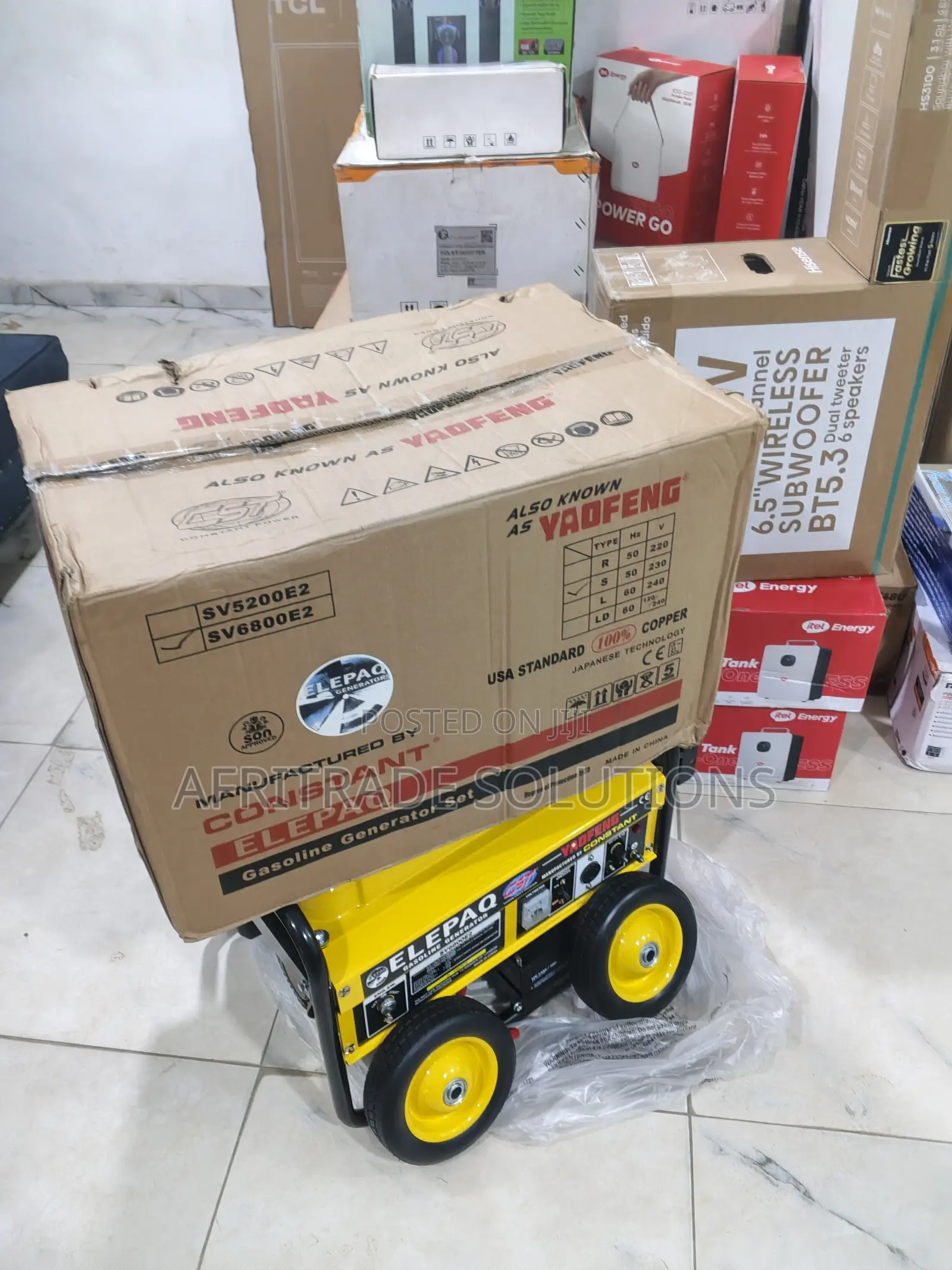 Elepaq Sv6800e2 Generator | Rugged Copper Coil Design
