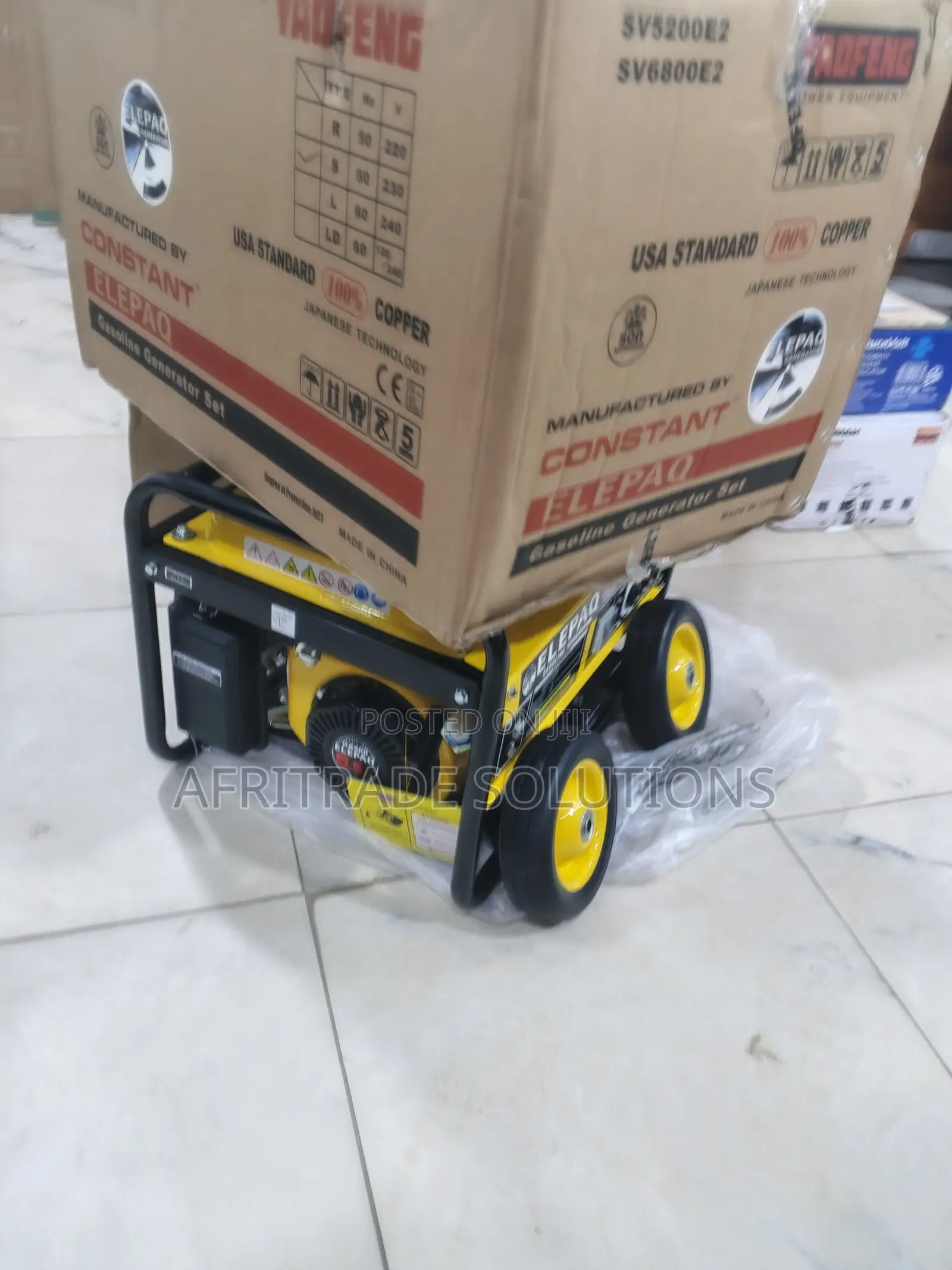 Elepaq 4.5kva Generator Sv6800e2 | Power When You Need It