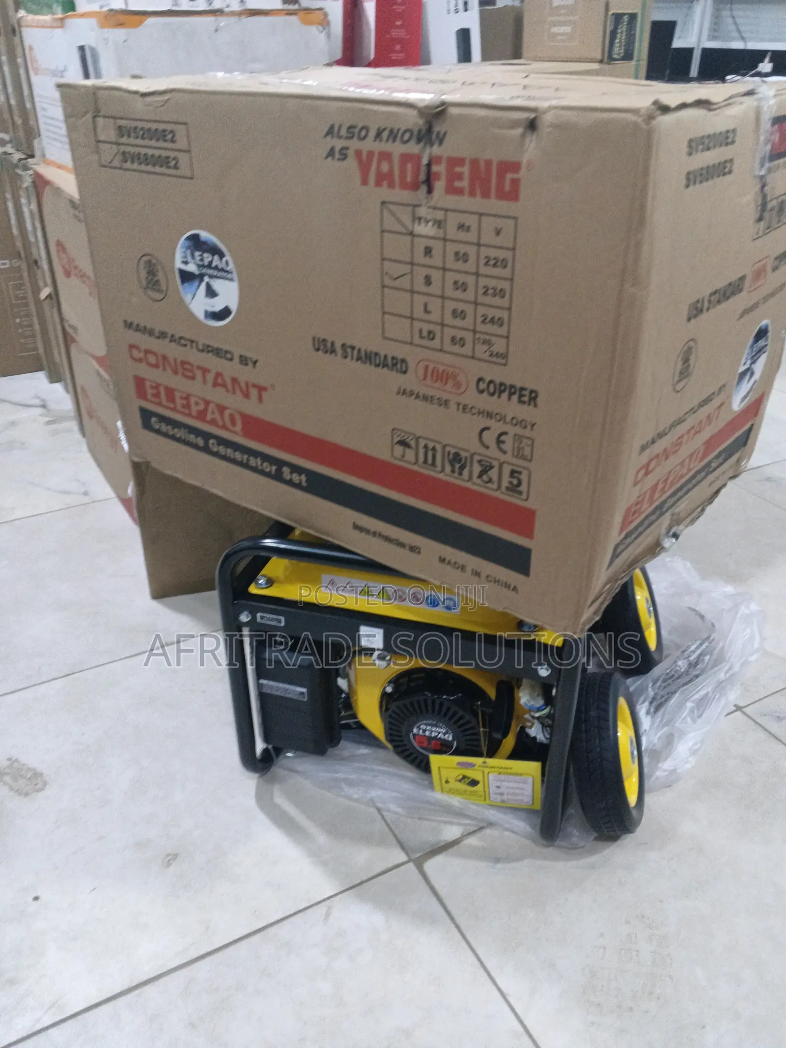 Elepaq 4.5kva Generator Sv6800e2 | Power When You Need It