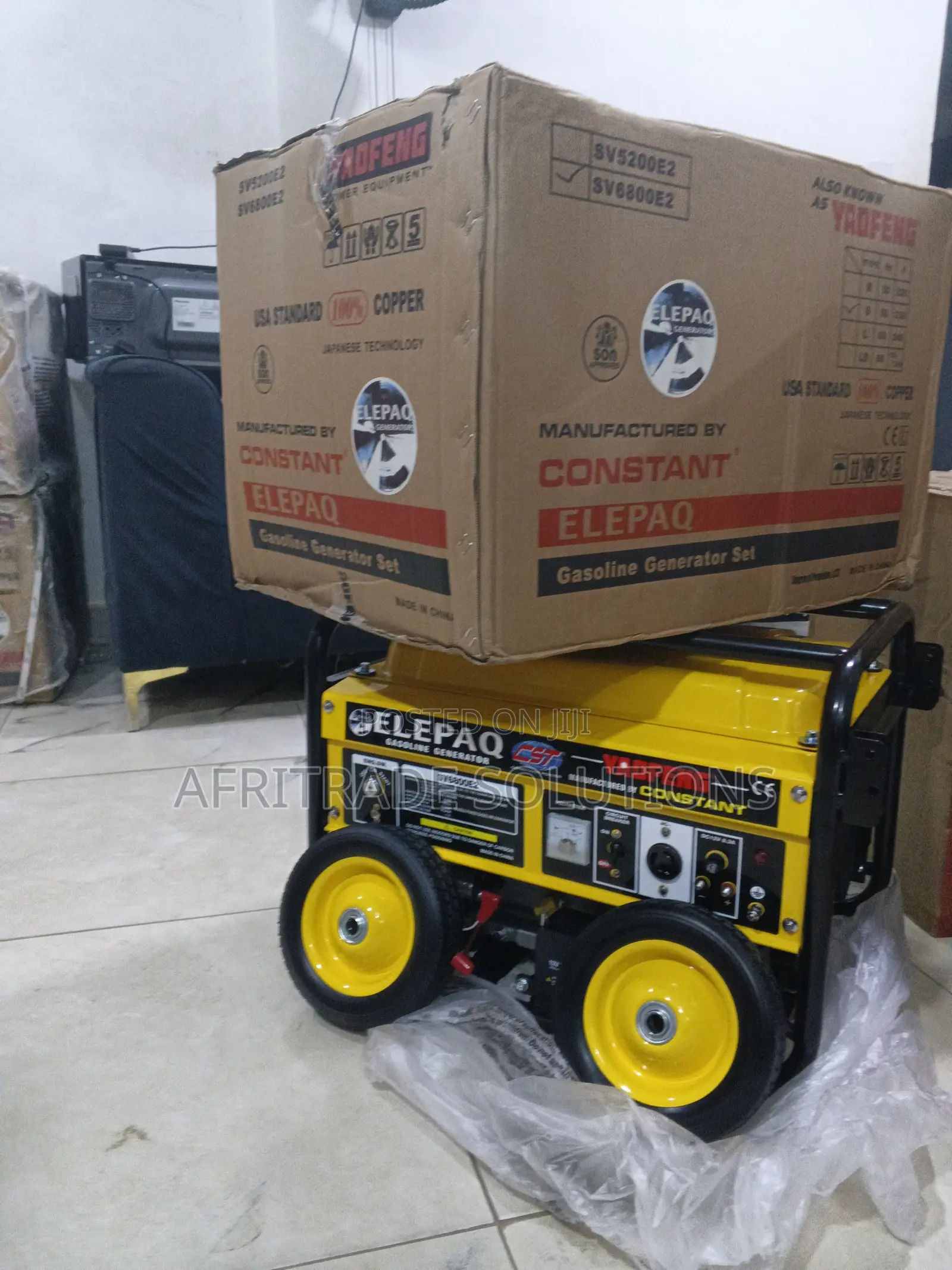 Elepaq 4.5kva Generator Sv6800e2 | Smooth Stable Operation