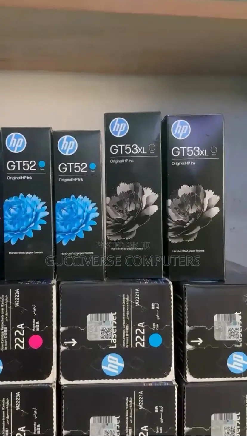 Hp Gt52 Original Ink