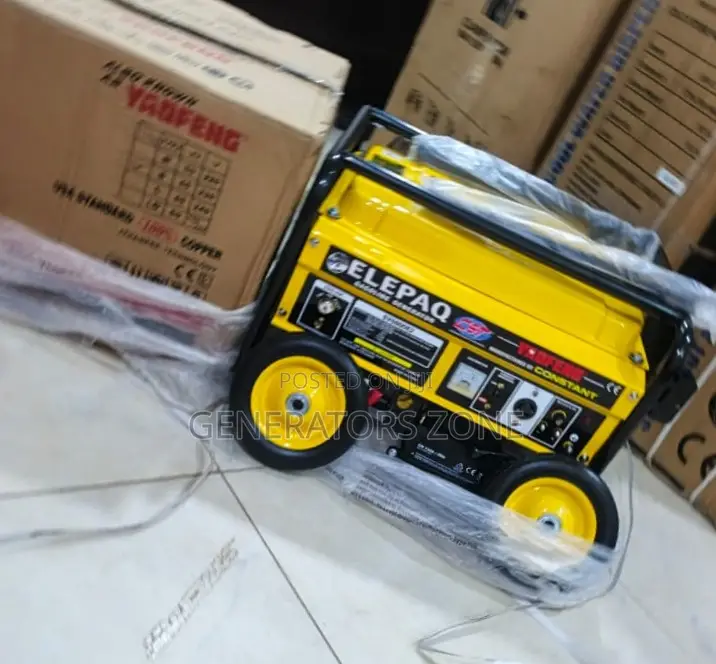 Elepaq 4.5kva Automatic Generator Model Sv6800e2 With Manual Electri