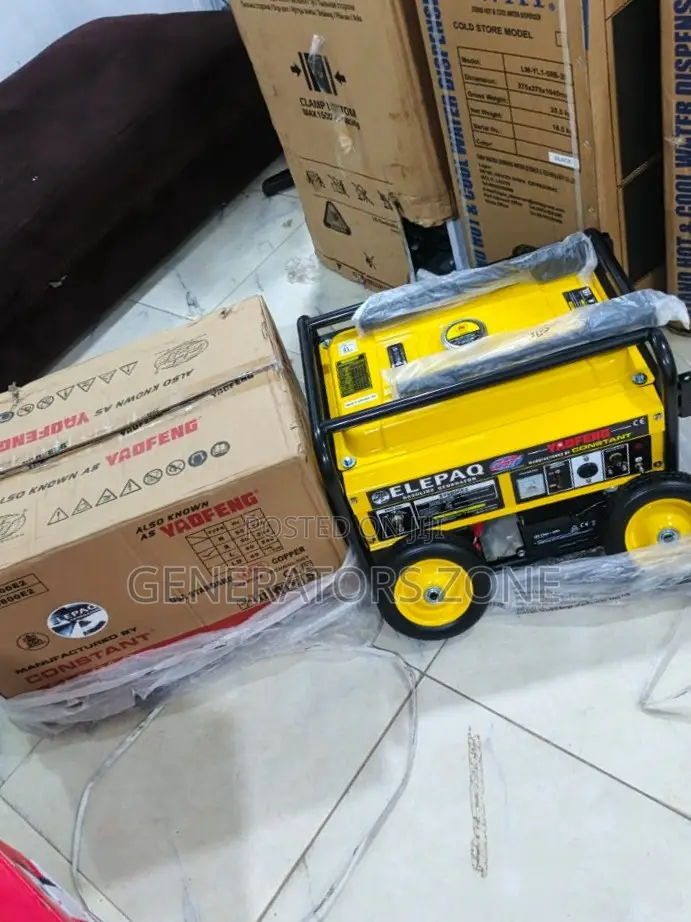 Elepaq 4.5kva Automatic Generator Model Sv6800e2 With Manual Electri