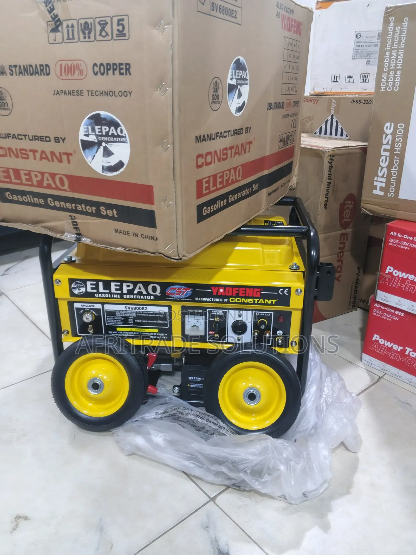 Elepaq Sv6800e2 | Constant Copper Coil Power Generator