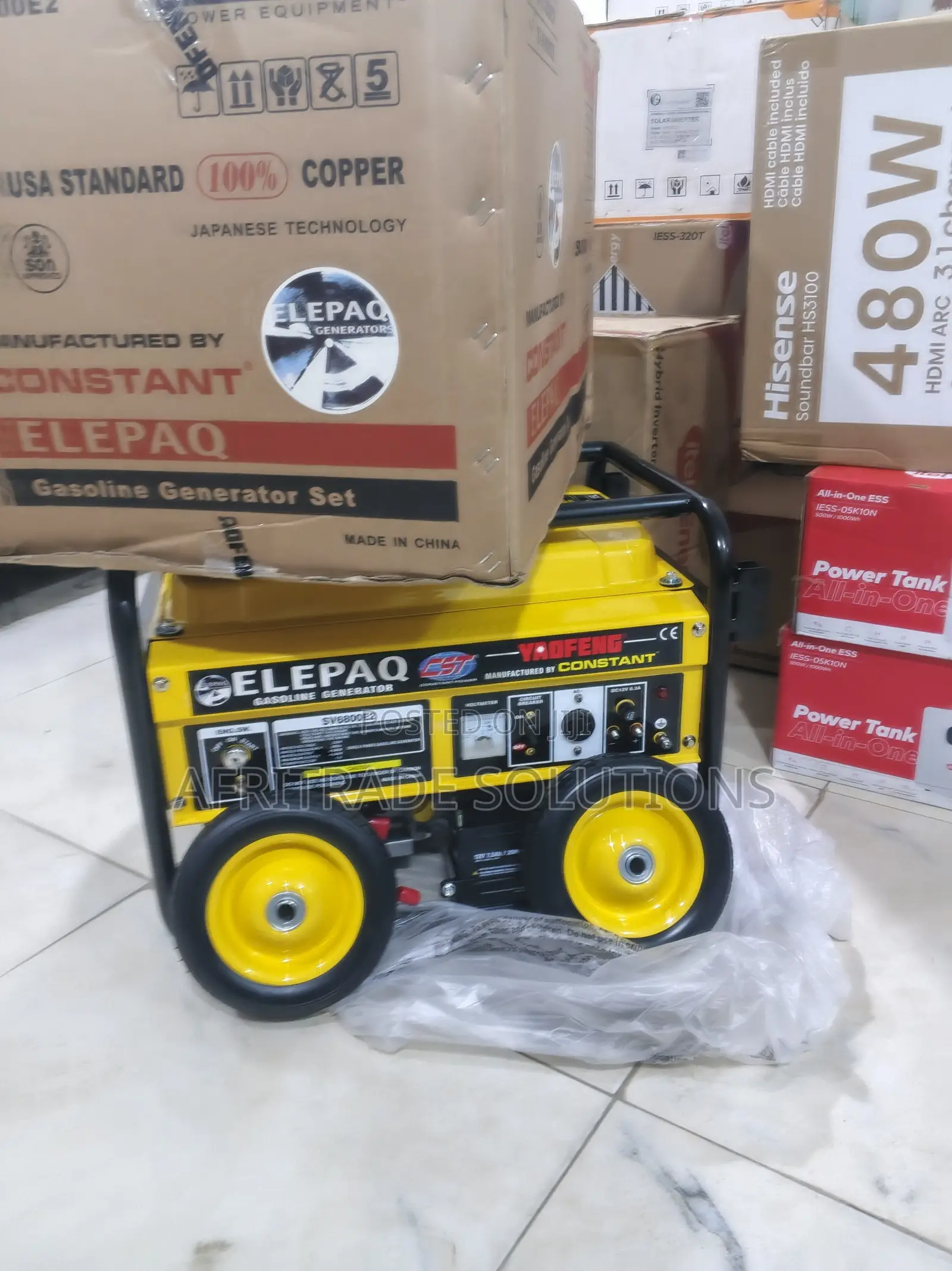 Elepaq 4.5kva Generator Sv6800e2 | Portable Backup Power
