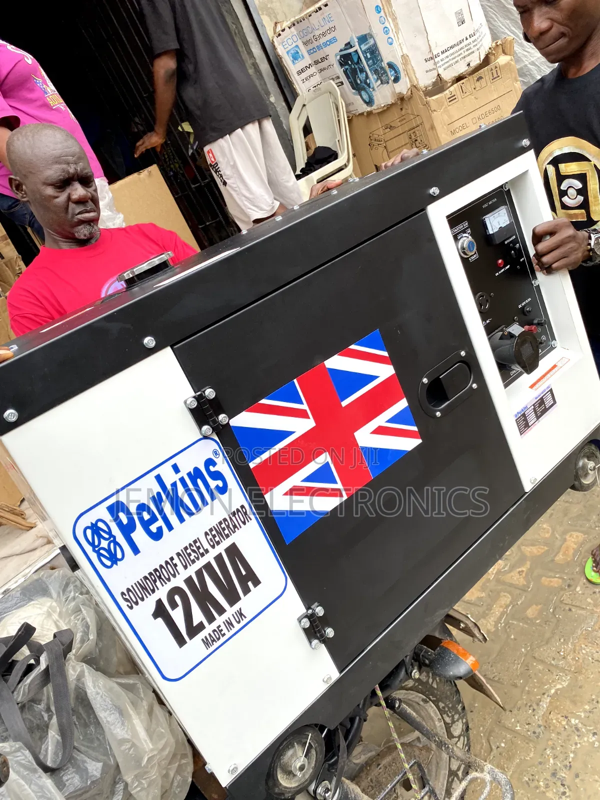 Original 12kva Perkins Silent Diesel Generator Uk Engine