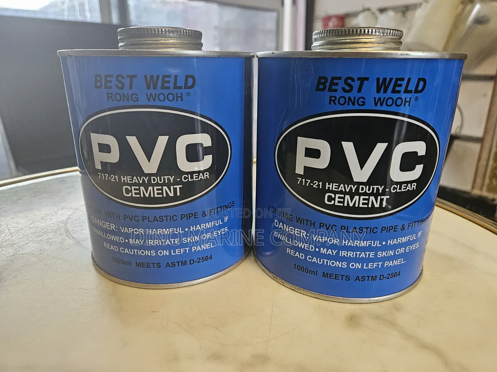 Best Weld Rong Wooh PVC 717-21 Heavy Duty - Clear Cement.