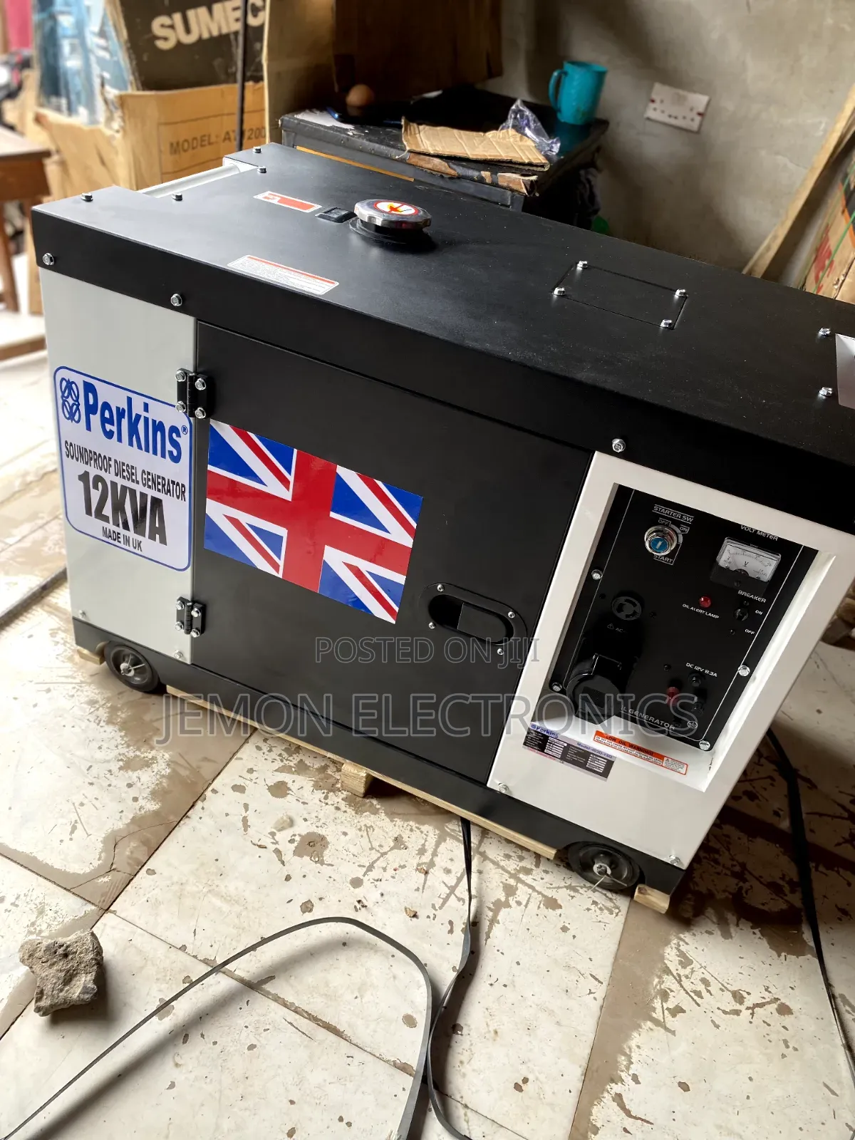 Heavy Duty 12kva Perkins Soundproof Generator Made in Uk
