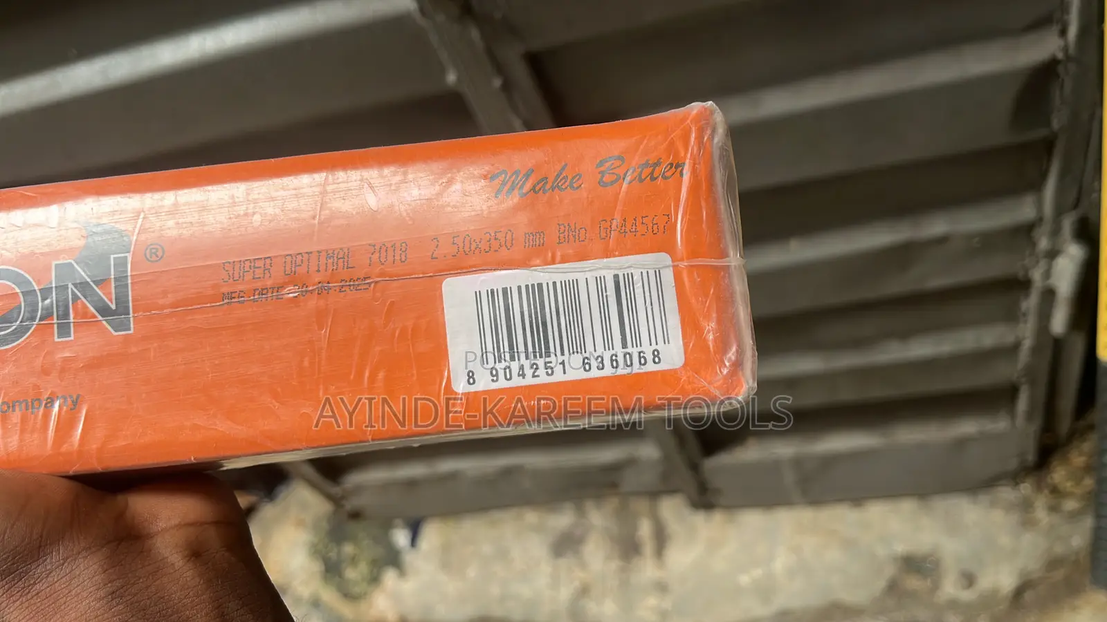 Welding Electrode (7018) 2.5x350mm
