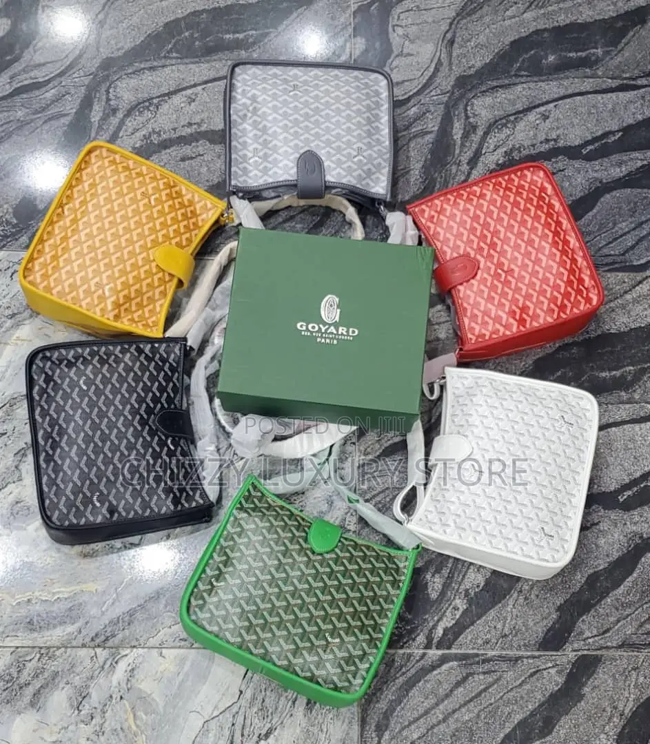 Goyard Quality Luxury Men Genuine Leather Crossbag
