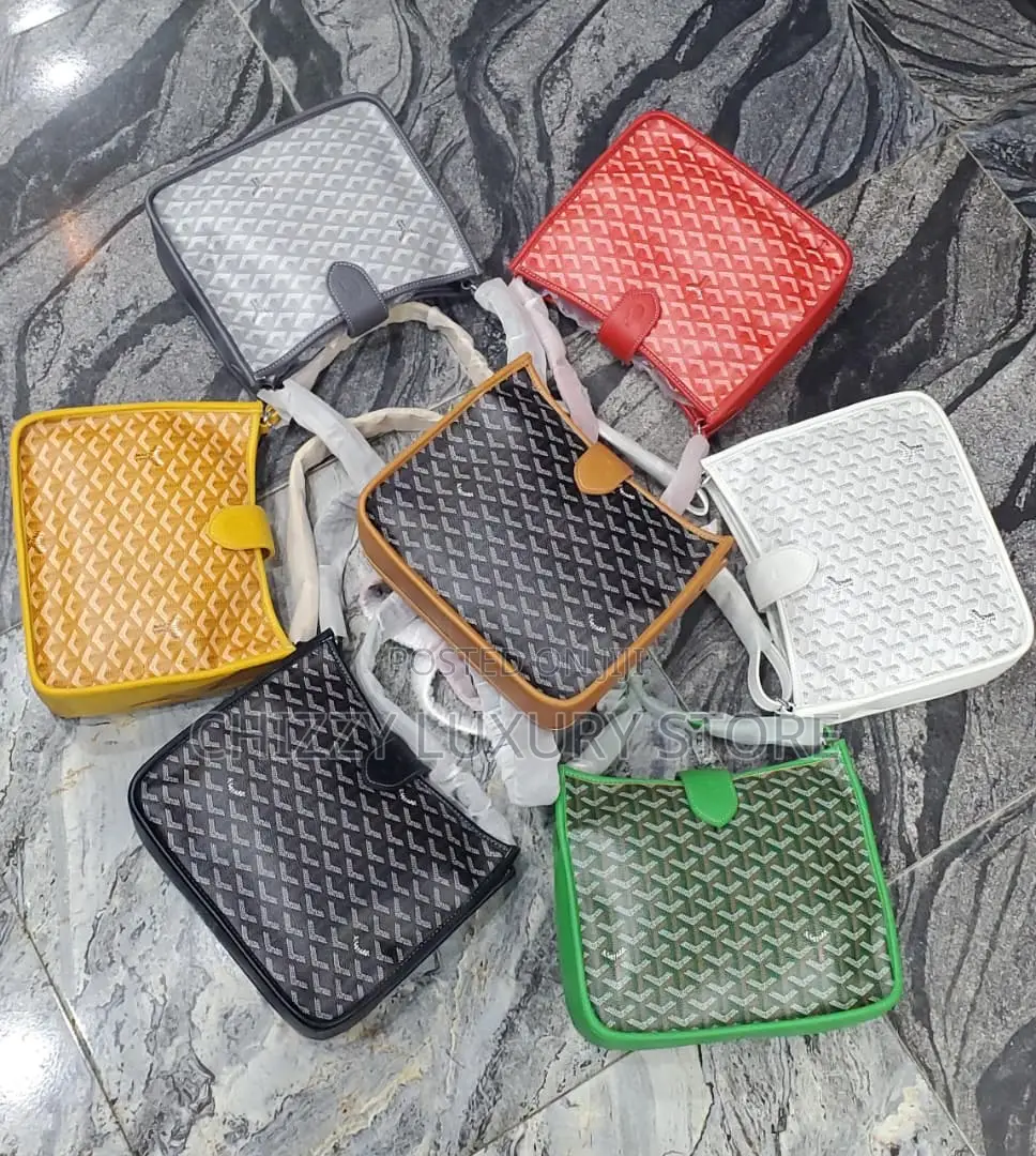 Goyard Quality Luxury Men Genuine Leather Crossbag