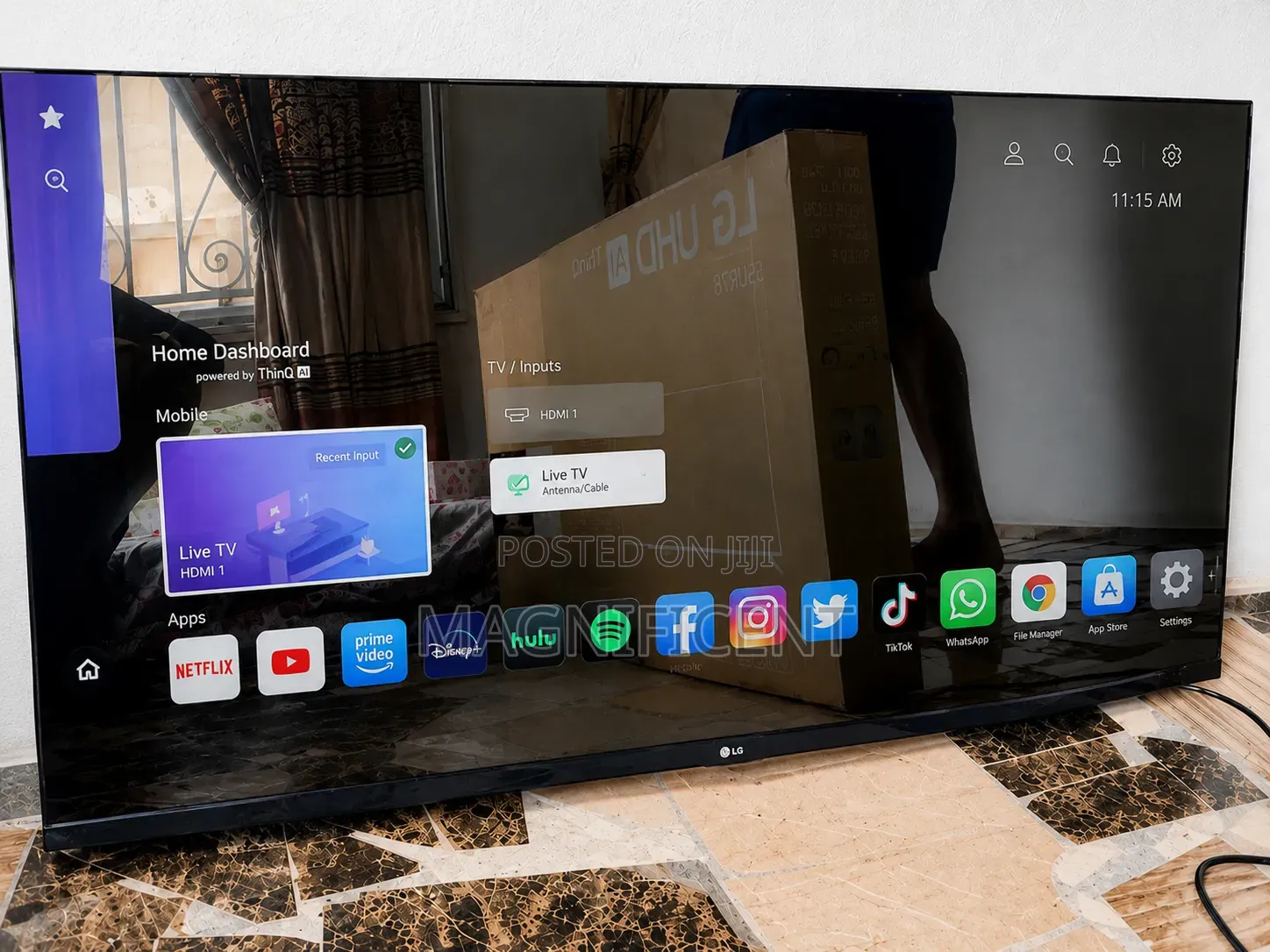 Lg 55-Inch Ua73 Uhd Ai Smart Tv – Android 14, Hdr10 Pro Webos