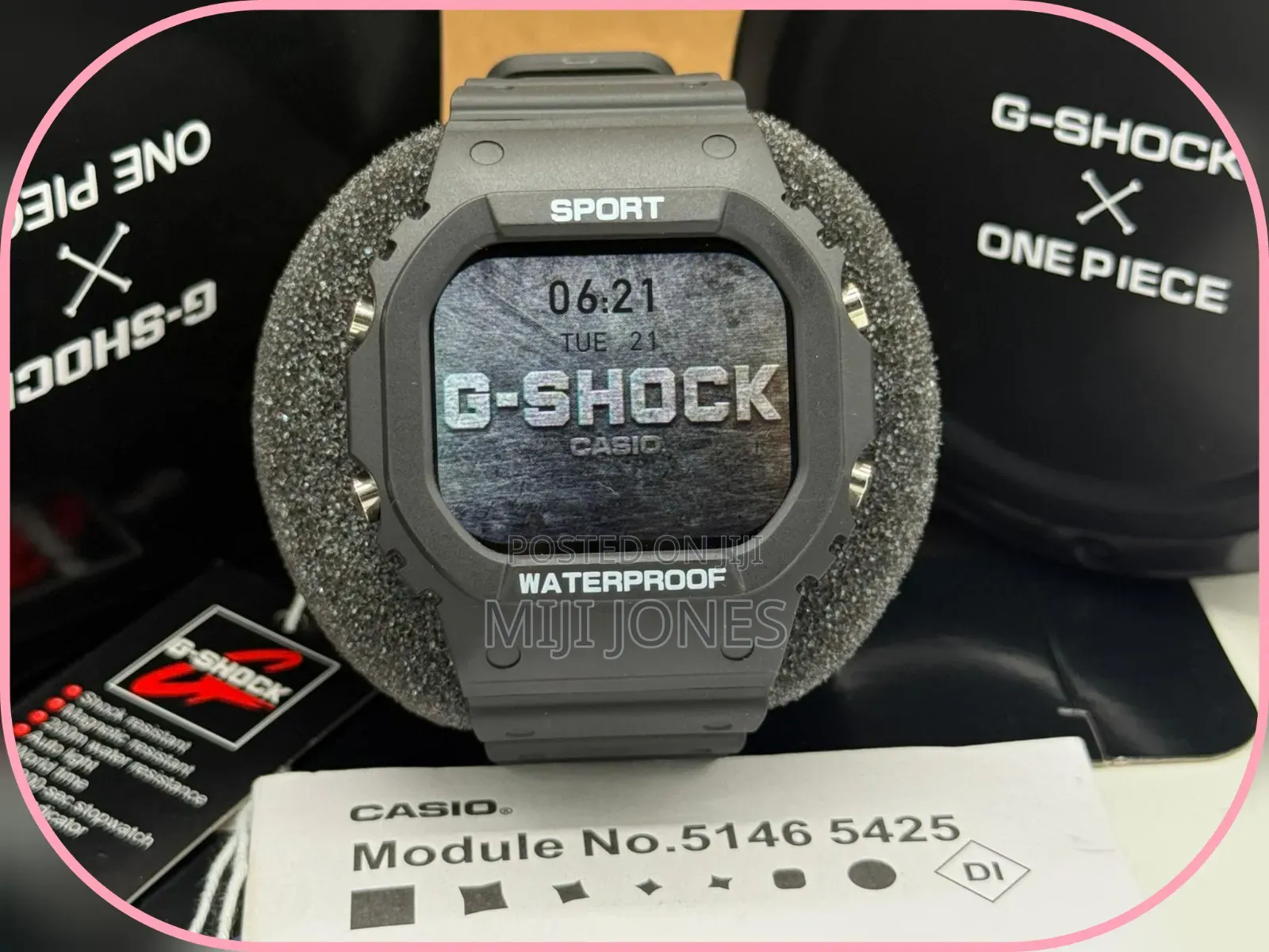 G-Shock Style Smartwatch for Men - Fitcloud Pro Compass Hr