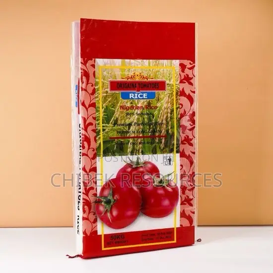 50kg 25kg 10kg Polypropylene Rice Printed Pp Woven Sack Bags