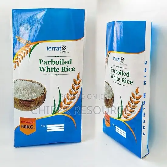50kg 25kg 10kg Polypropylene Rice Printed Pp Woven Sack Bags